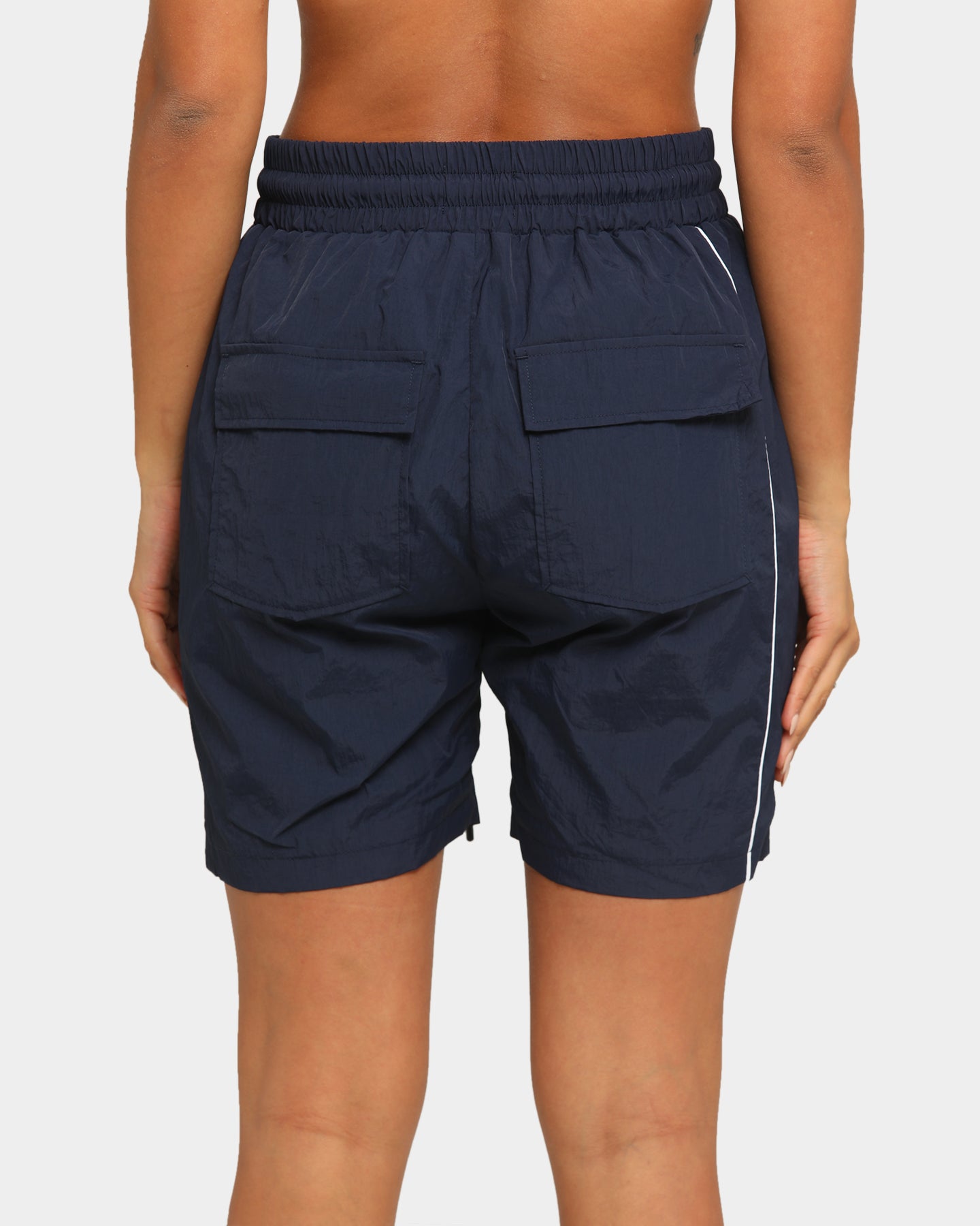 Saint Morta Era Track Shorts Navy/White