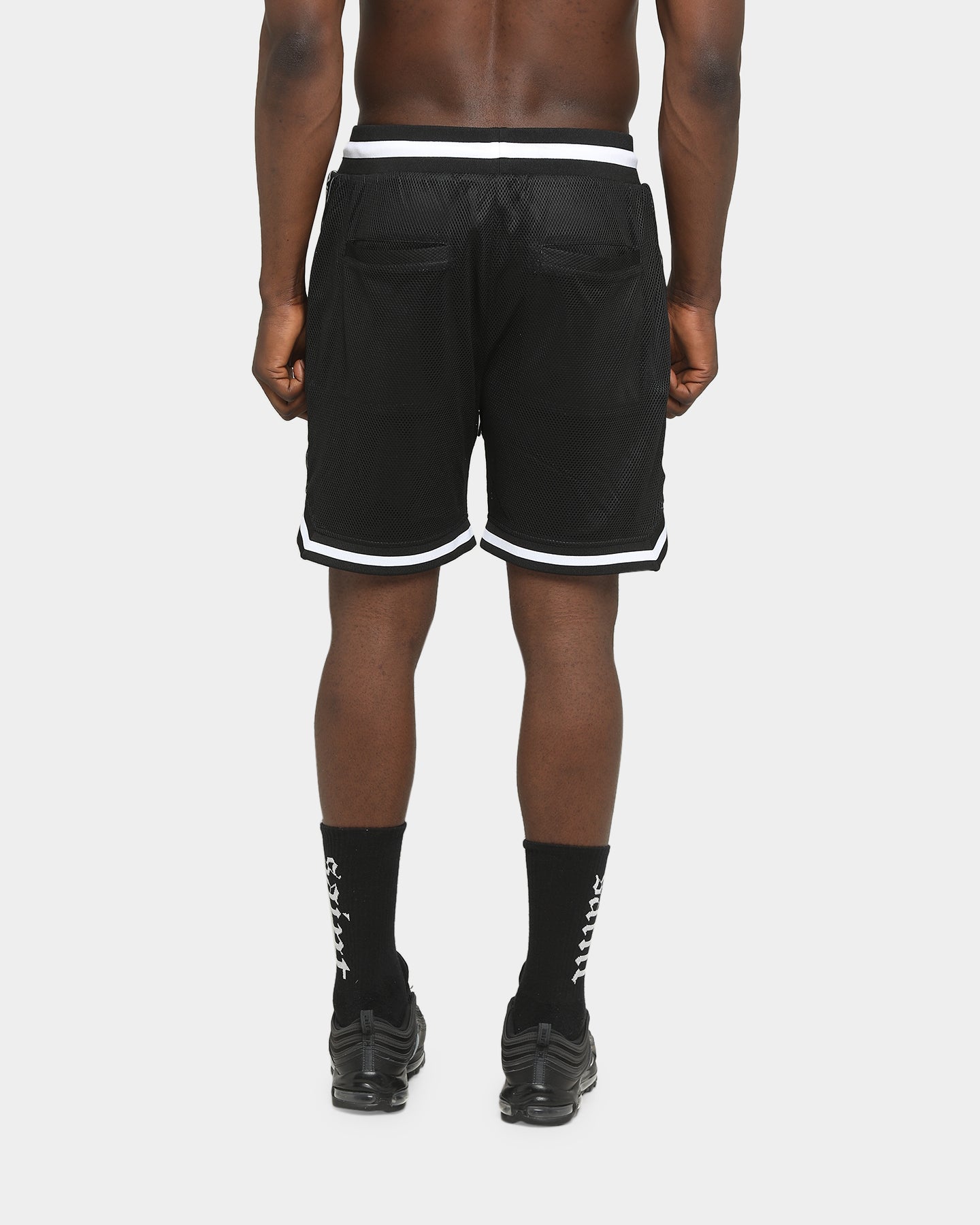 Saint Morta Essentials Basketball Shorts Black/White