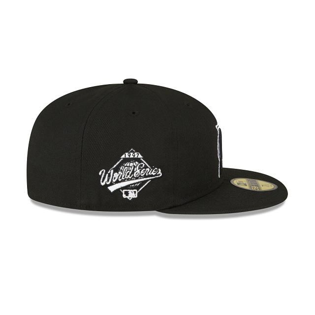 Miami Marlins Sidepatch Black 59FIFTY Fitted Hat