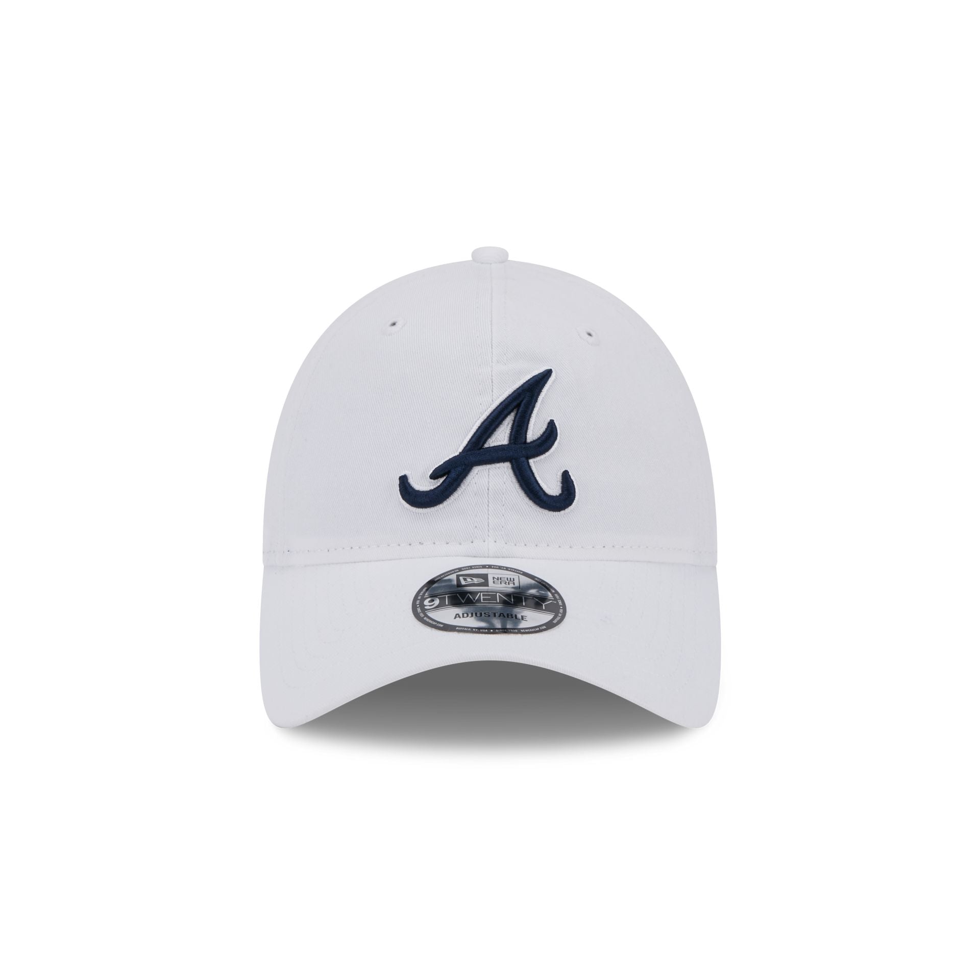 Atlanta Braves White 9TWENTY Adjustable Hat