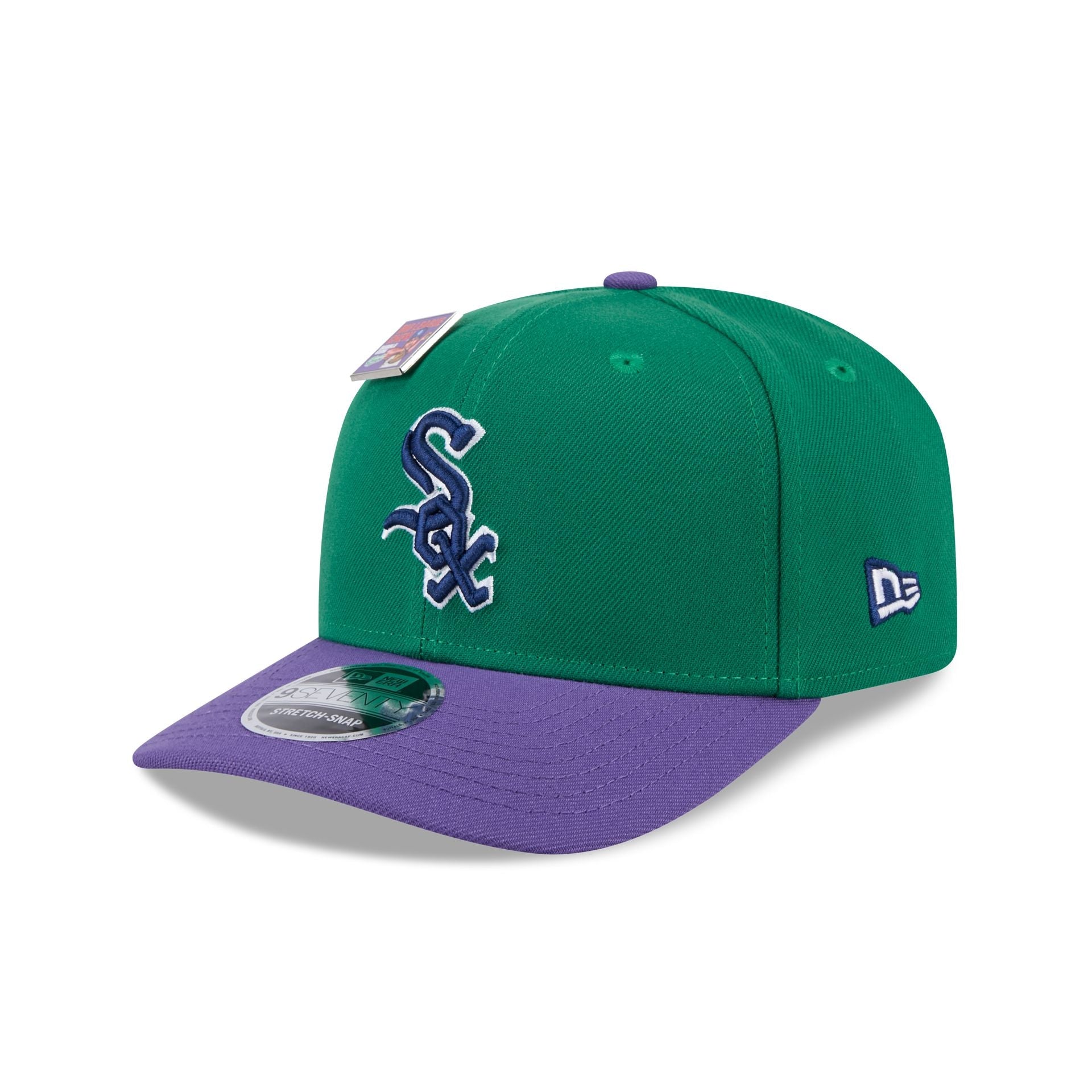 Big League Chew X Chicago White Sox Ground Ball Grape 9SEVENTY Stretch-Snap Hat