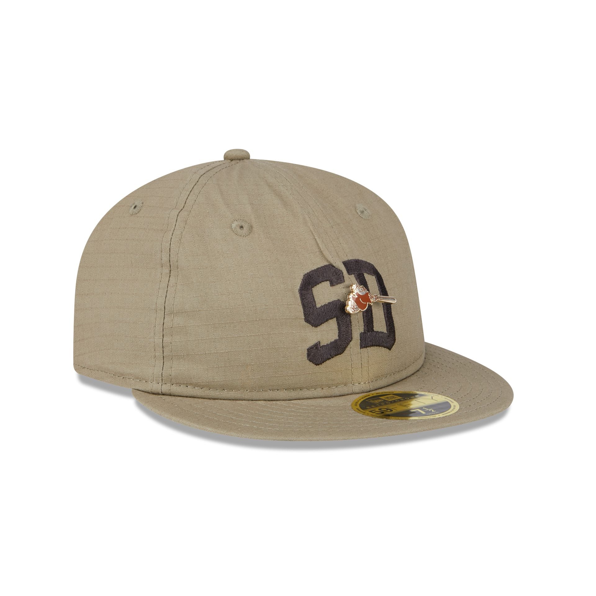 San Diego Padres Logo Pin Retro Crown 59FIFTY Fitted Hat