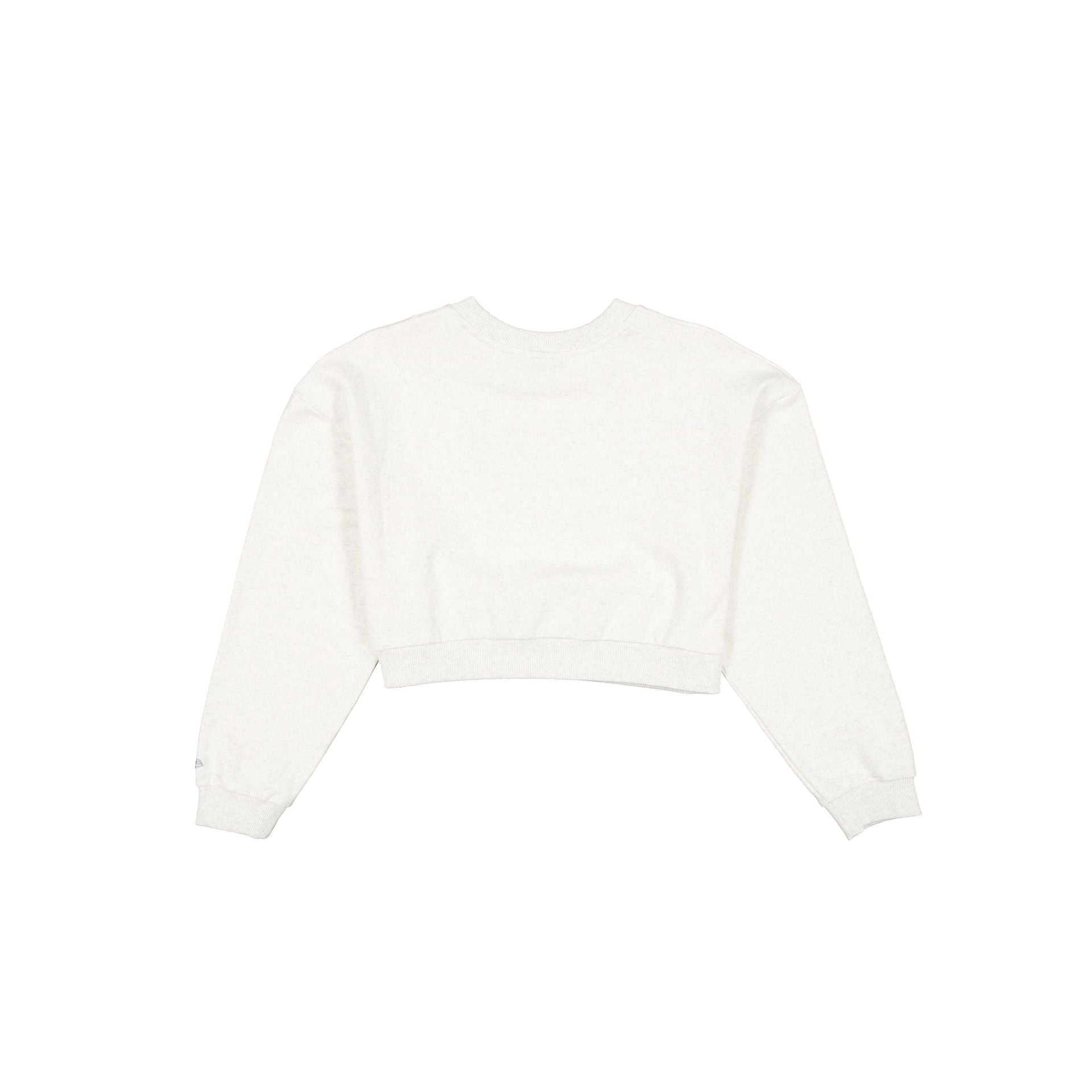 Los Angeles Dodgers Women's Cropped Heather Gray Crewneck