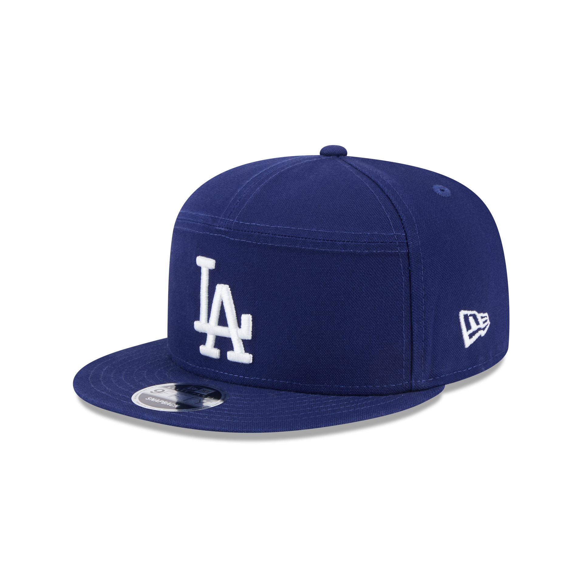 Los Angeles Dodgers Cotton Canvas Split Panel 9FIFTY Trucker Hat