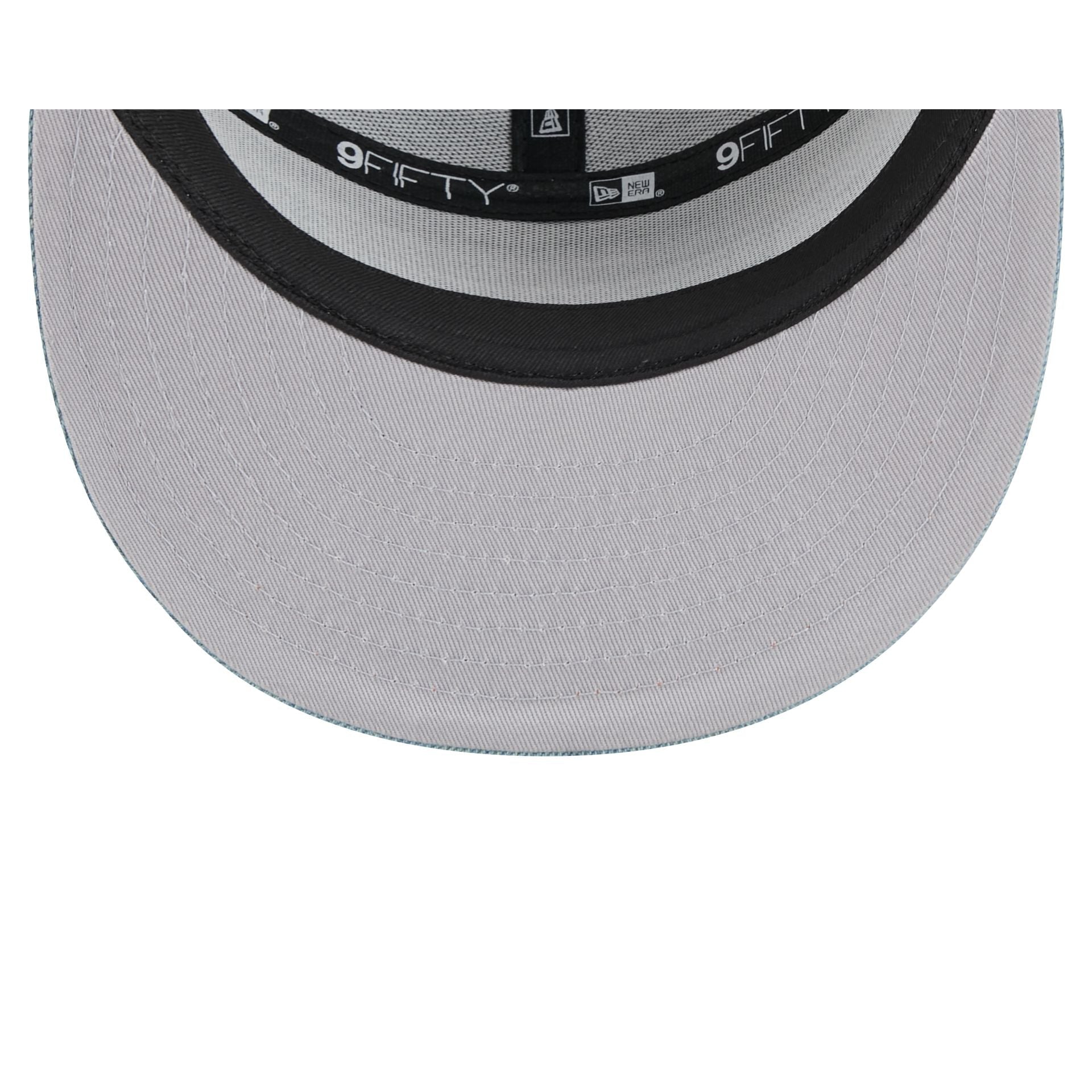 Atlanta Braves Denim Split Panel 9FIFTY Trucker Hat