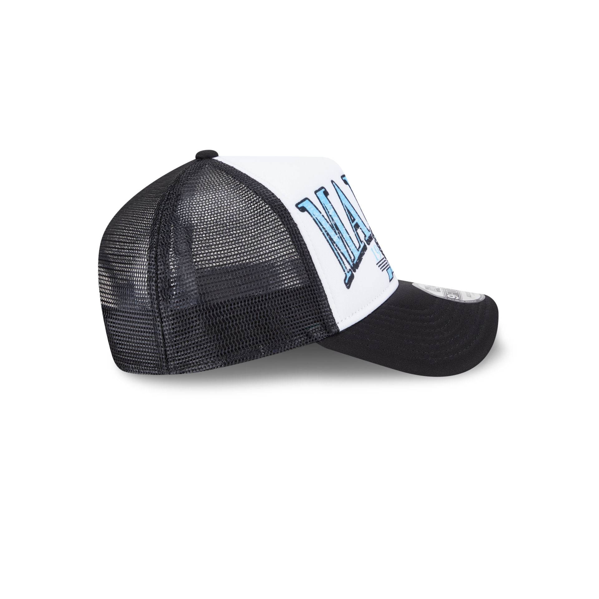 Miami Marlins Distressed 9FORTY A-Frame Trucker Hat
