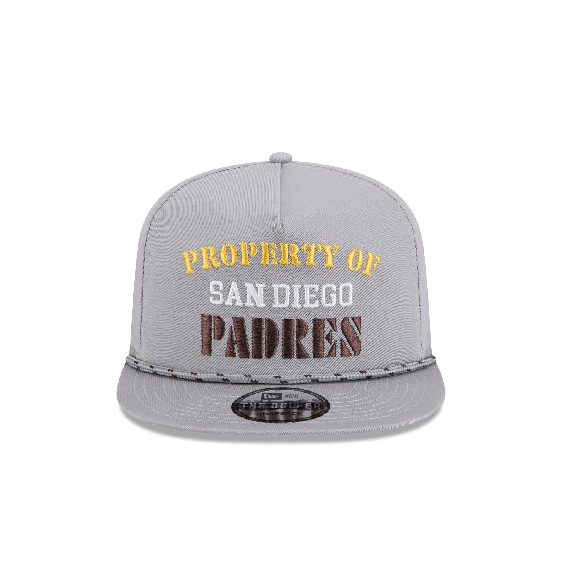 San Diego Padres Vintage Gray Rope Golfer Hat
