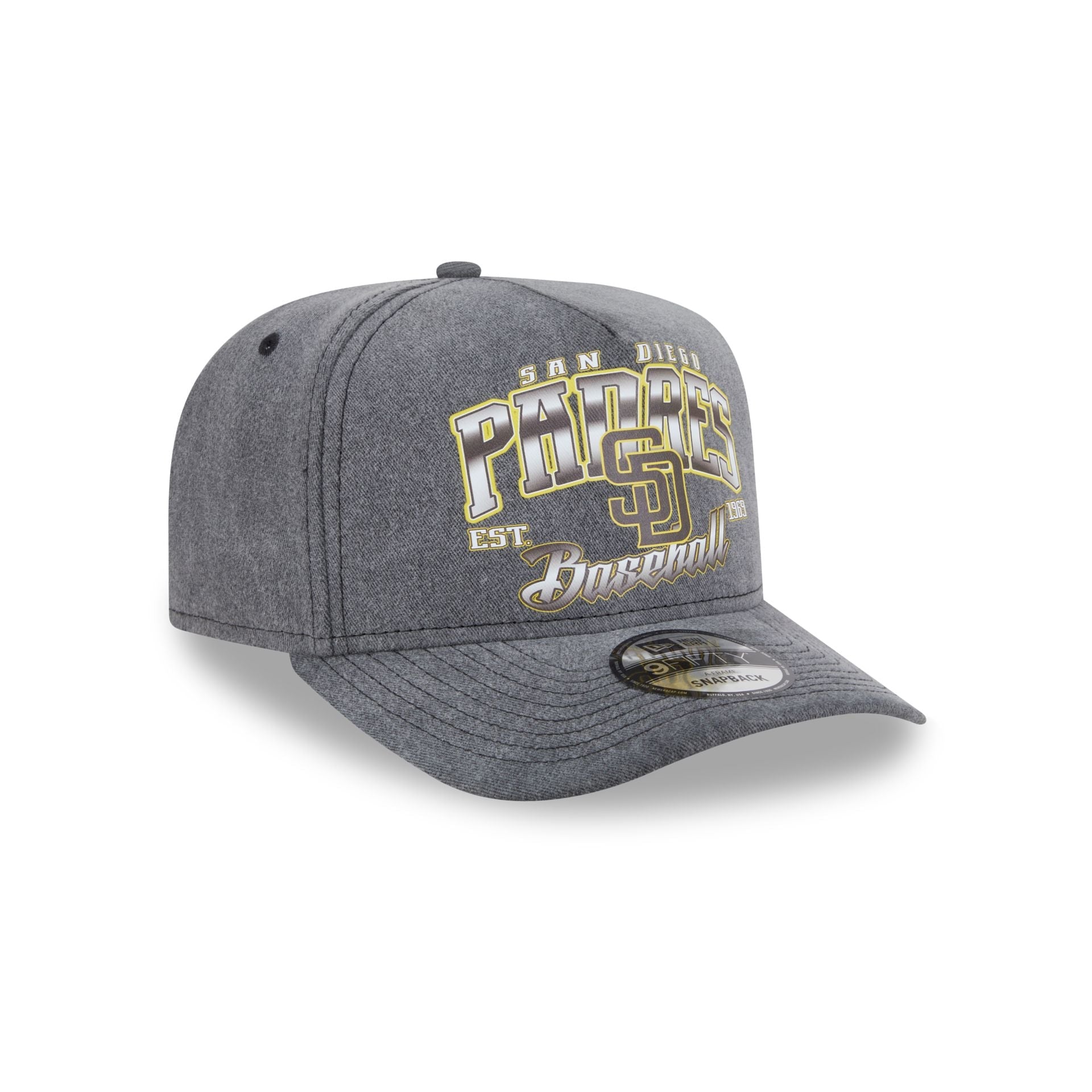 San Diego Padres Washed 9FIFTY A-Frame Snapback Hat
