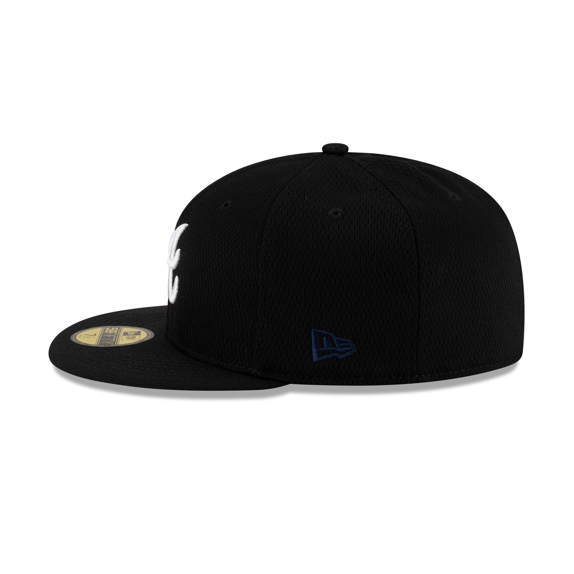 Atlanta Braves 2025 Clubhouse Black 59FIFTY Fitted Hat