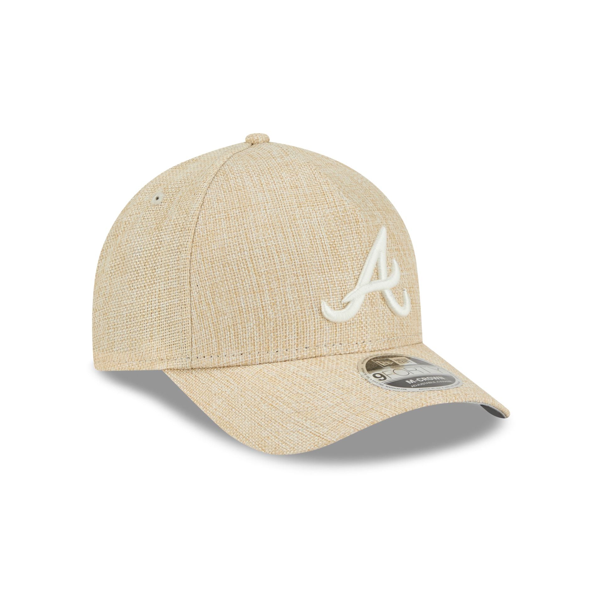 Atlanta Braves Cotton Weave Stone 9FORTY M-Crown A-Frame Snapback Hat