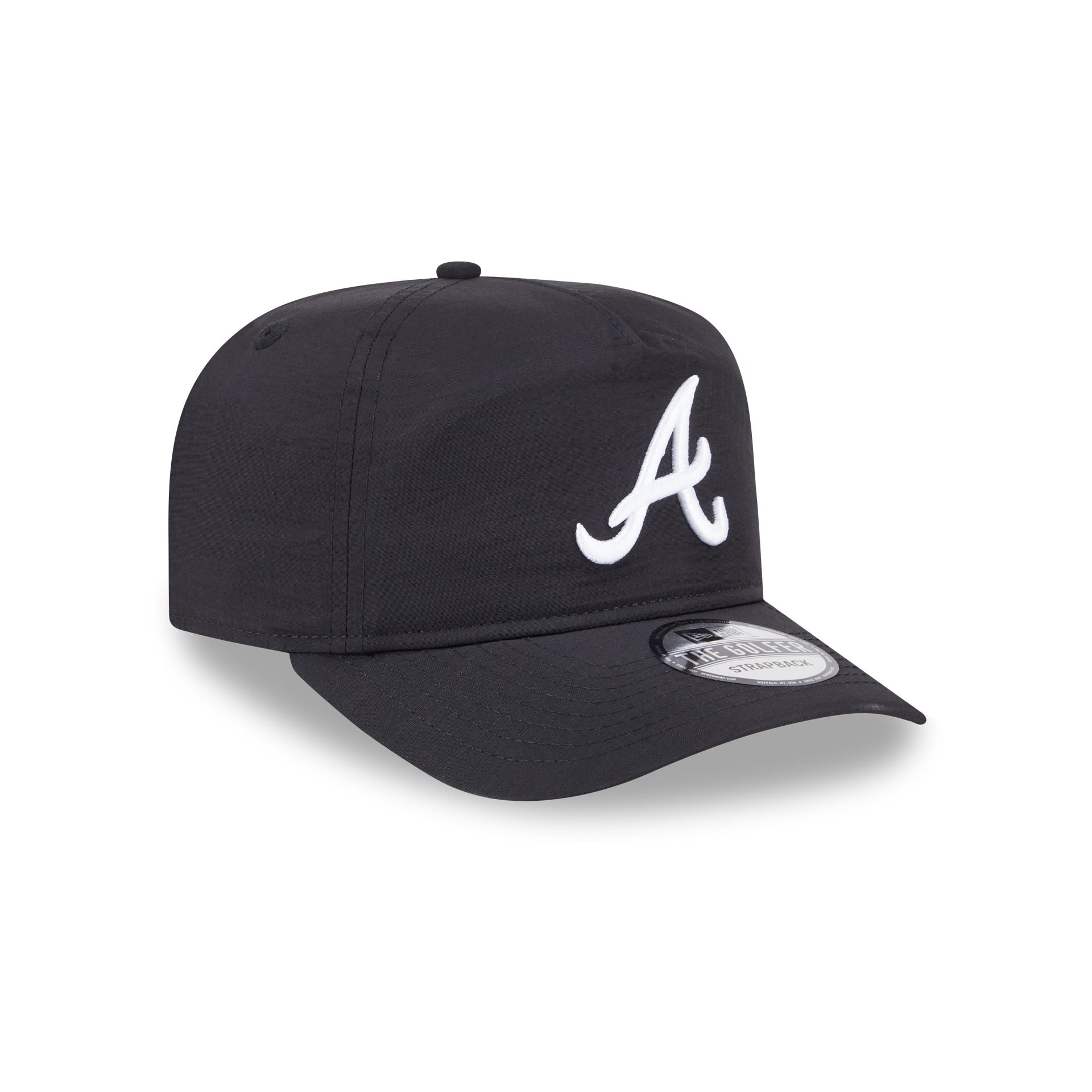 Atlanta Braves Everyday Nylon Black Golfer Hat