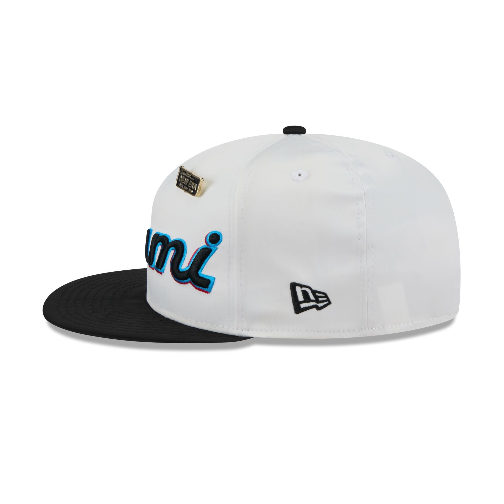 Miami Marlins Satin Pin 9FIFTY Snapback Hat