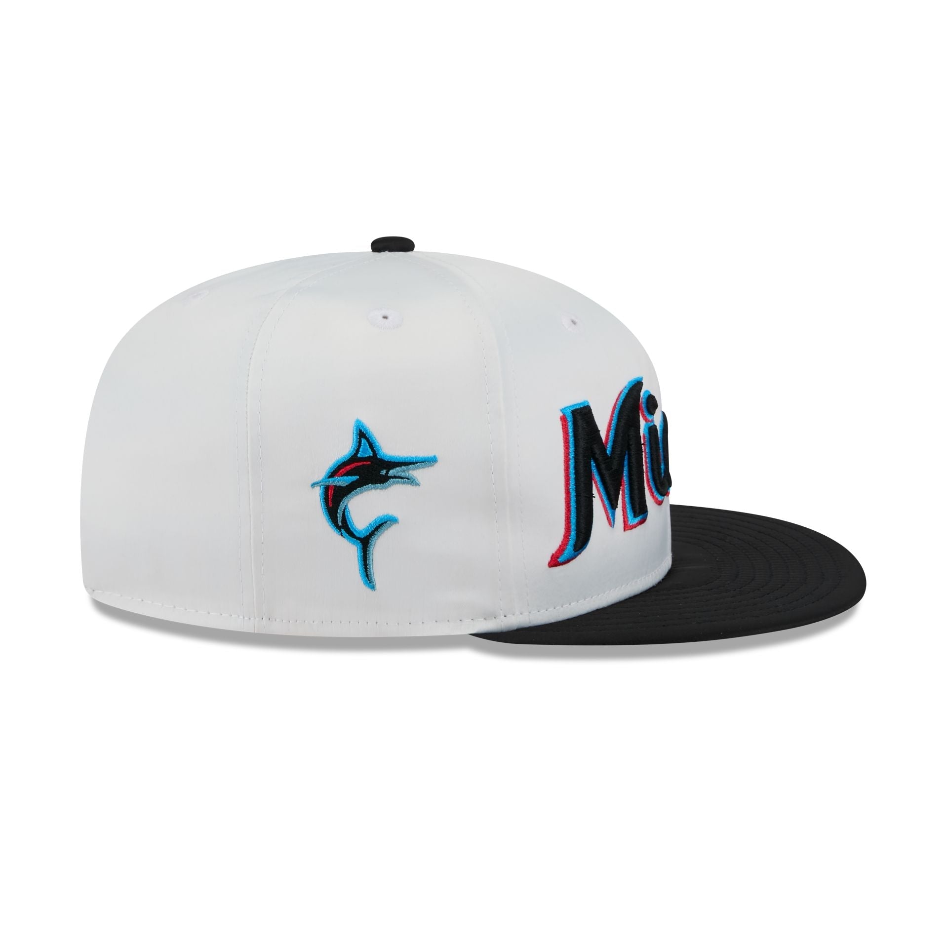 Miami Marlins Satin Pin 9FIFTY Snapback Hat