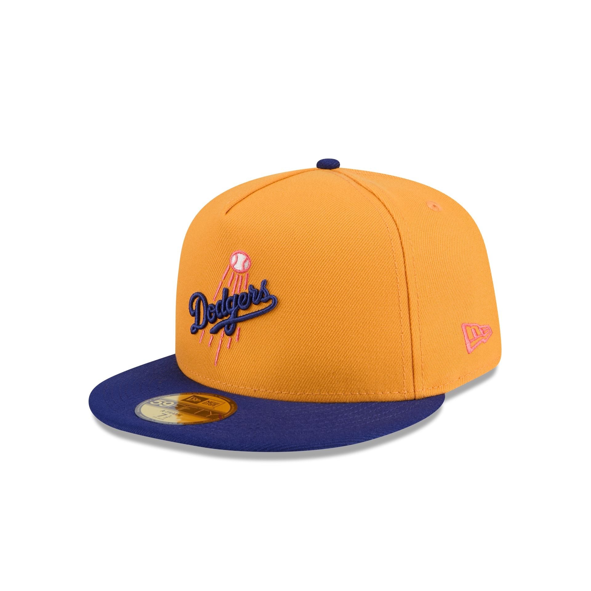 Los Angeles Dodgers Gold 59FIFTY A-Frame Fitted Hat