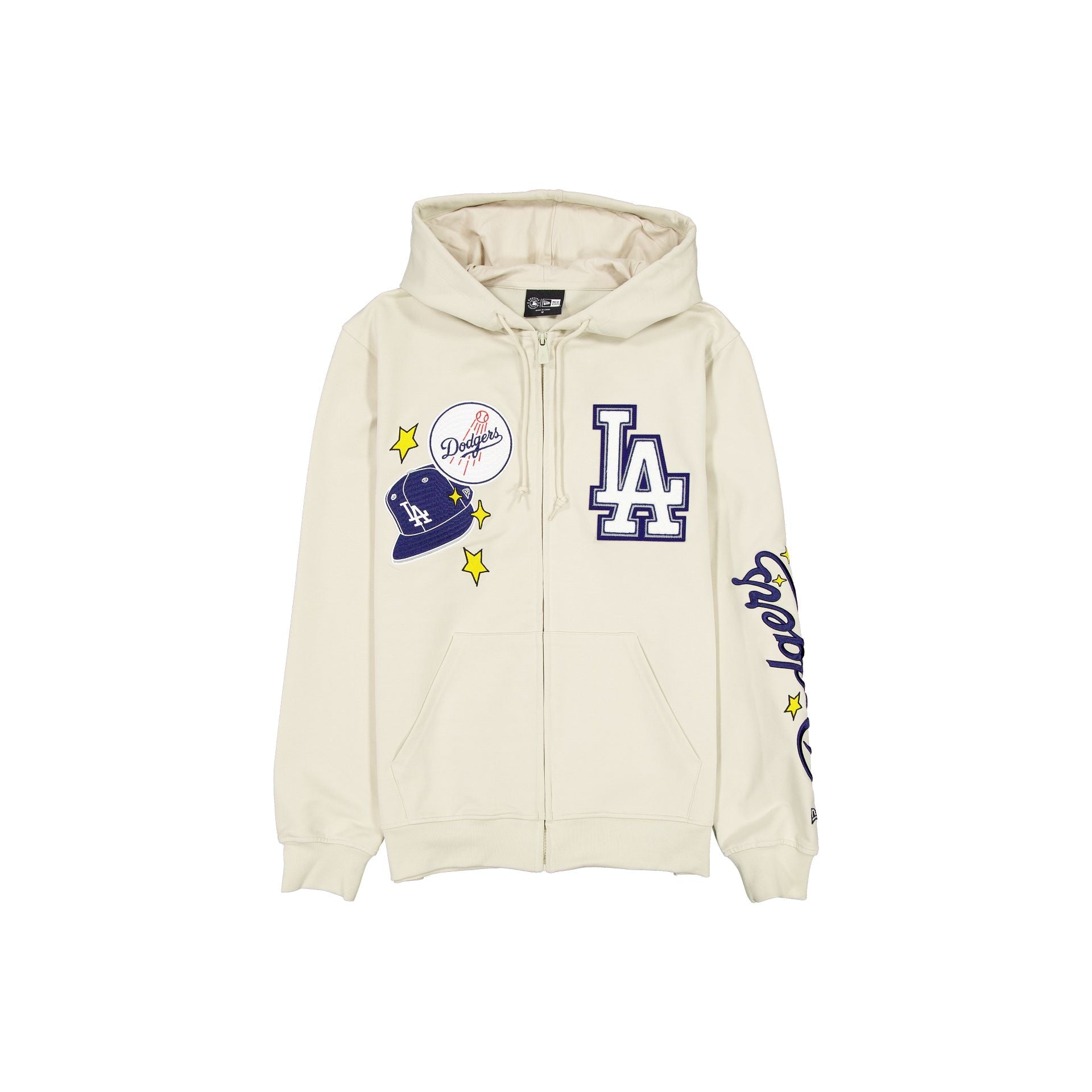 Los Angeles Dodgers Stone Logo Select Full-Zip Hoodie