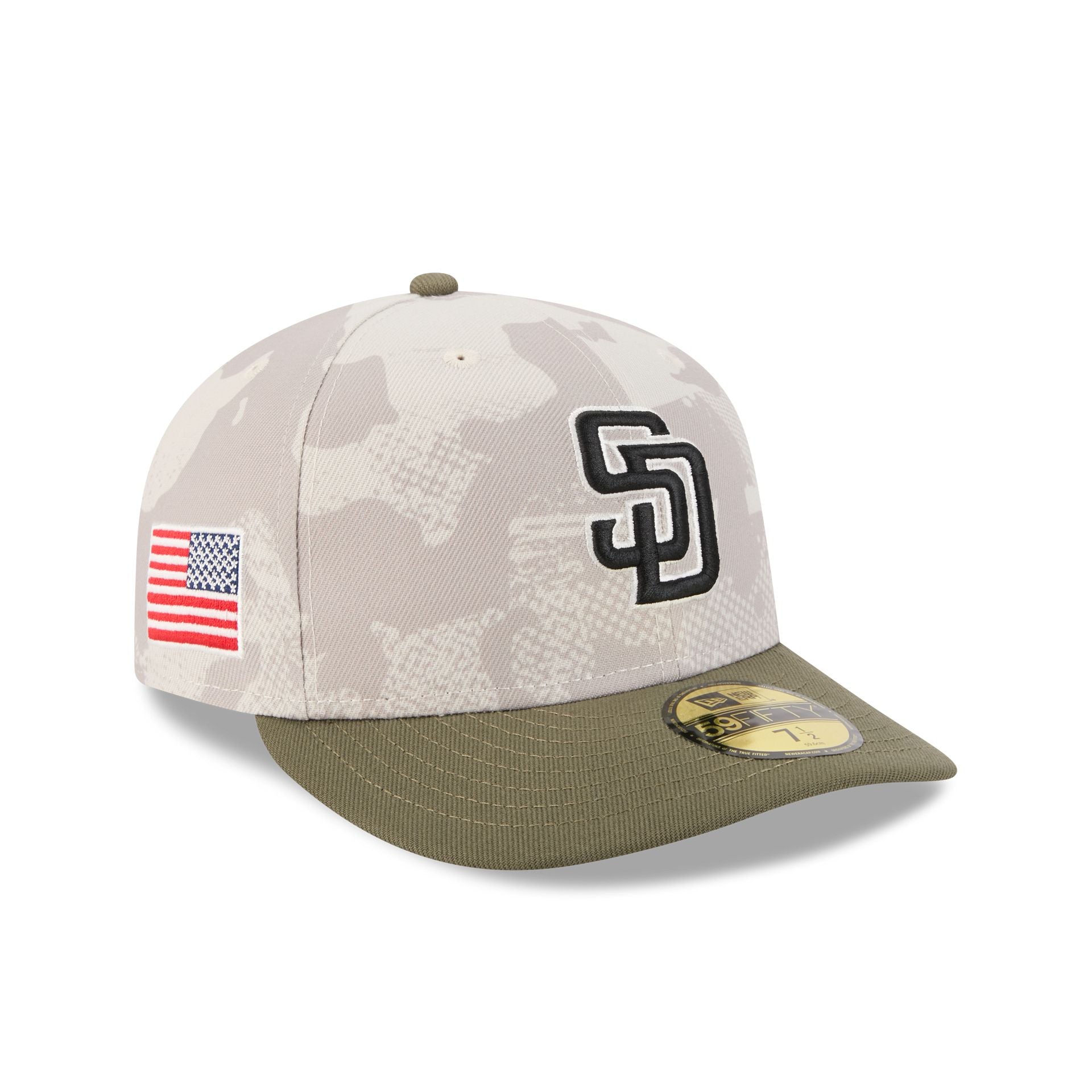 San Diego Padres Armed Forces Day 2025 59FIFTY Fitted Hat