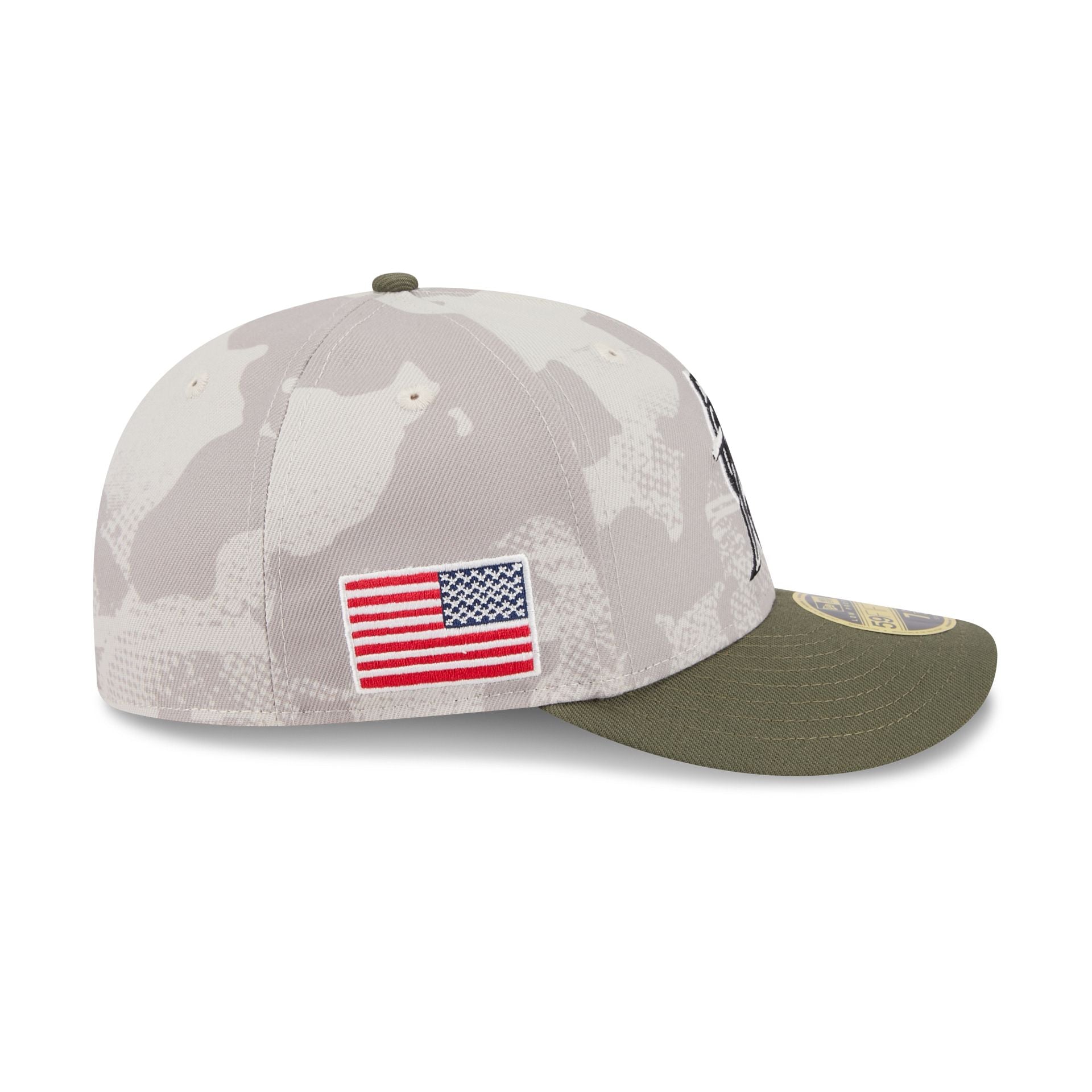 Miami Marlins Armed Forces Day 2025 Low Profile 59FIFTY Fitted Hat
