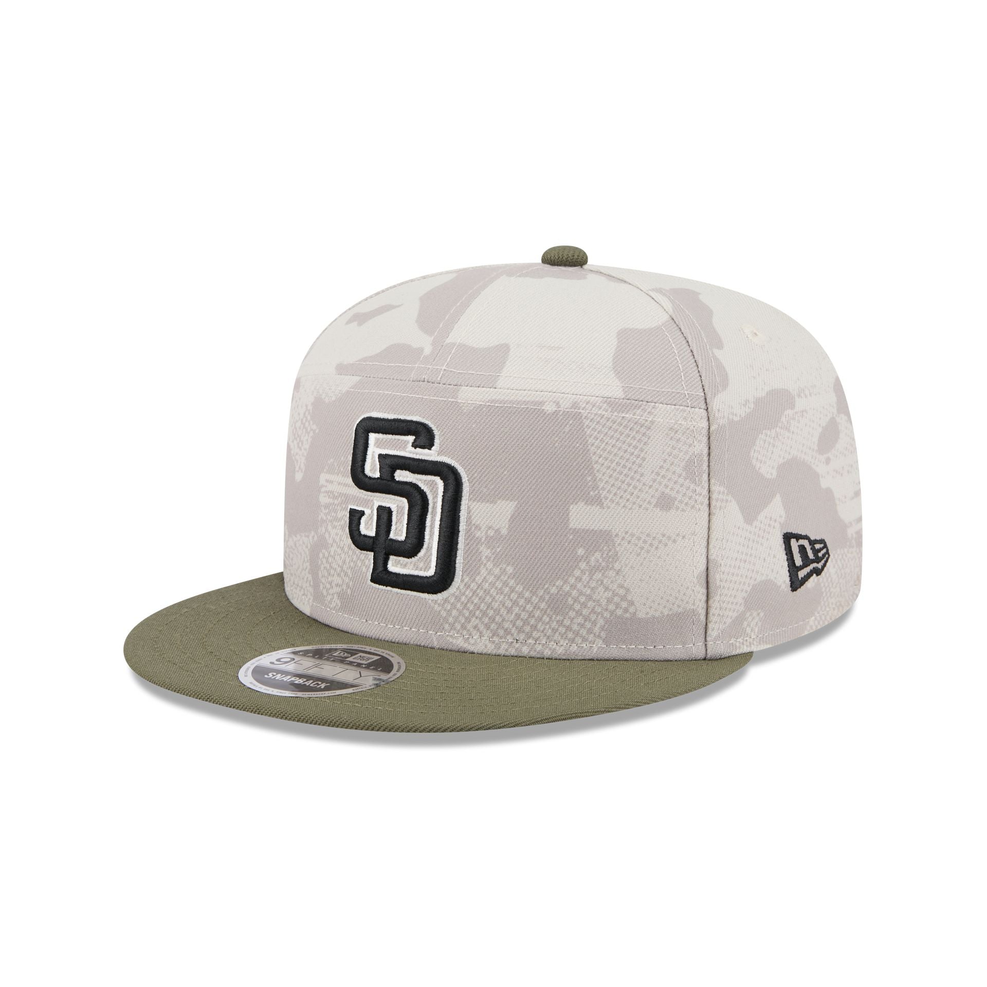 San Diego Padres Armed Forces Day 2025 Split Panel 9FIFTY Snapback Hat