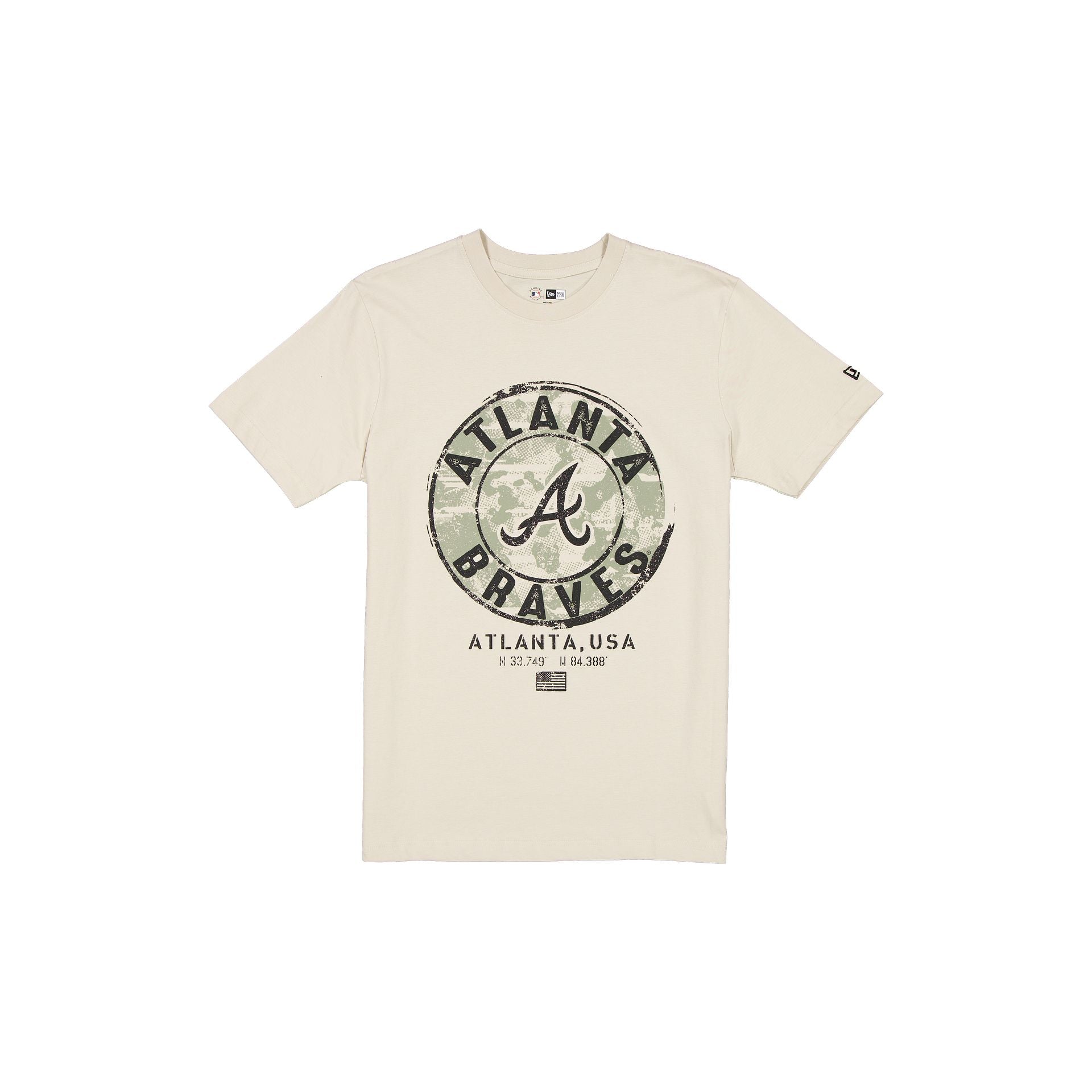 Atlanta Braves Armed Forces Day 2025 Stone T-Shirt