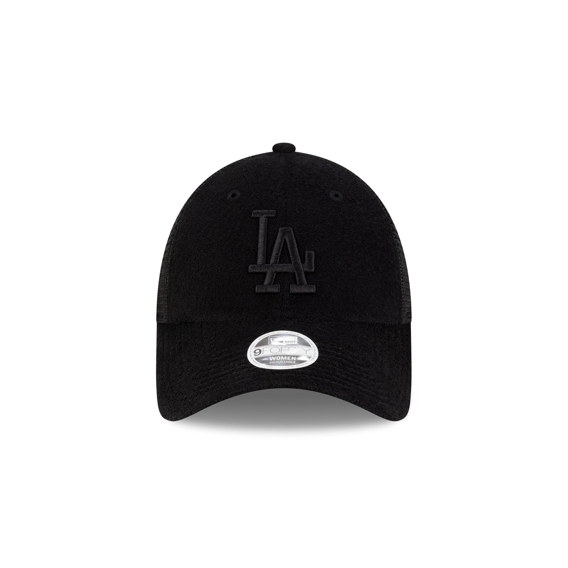 Los Angeles Dodgers Terry Cloth Black Women's 9FORTY Trucker Hat