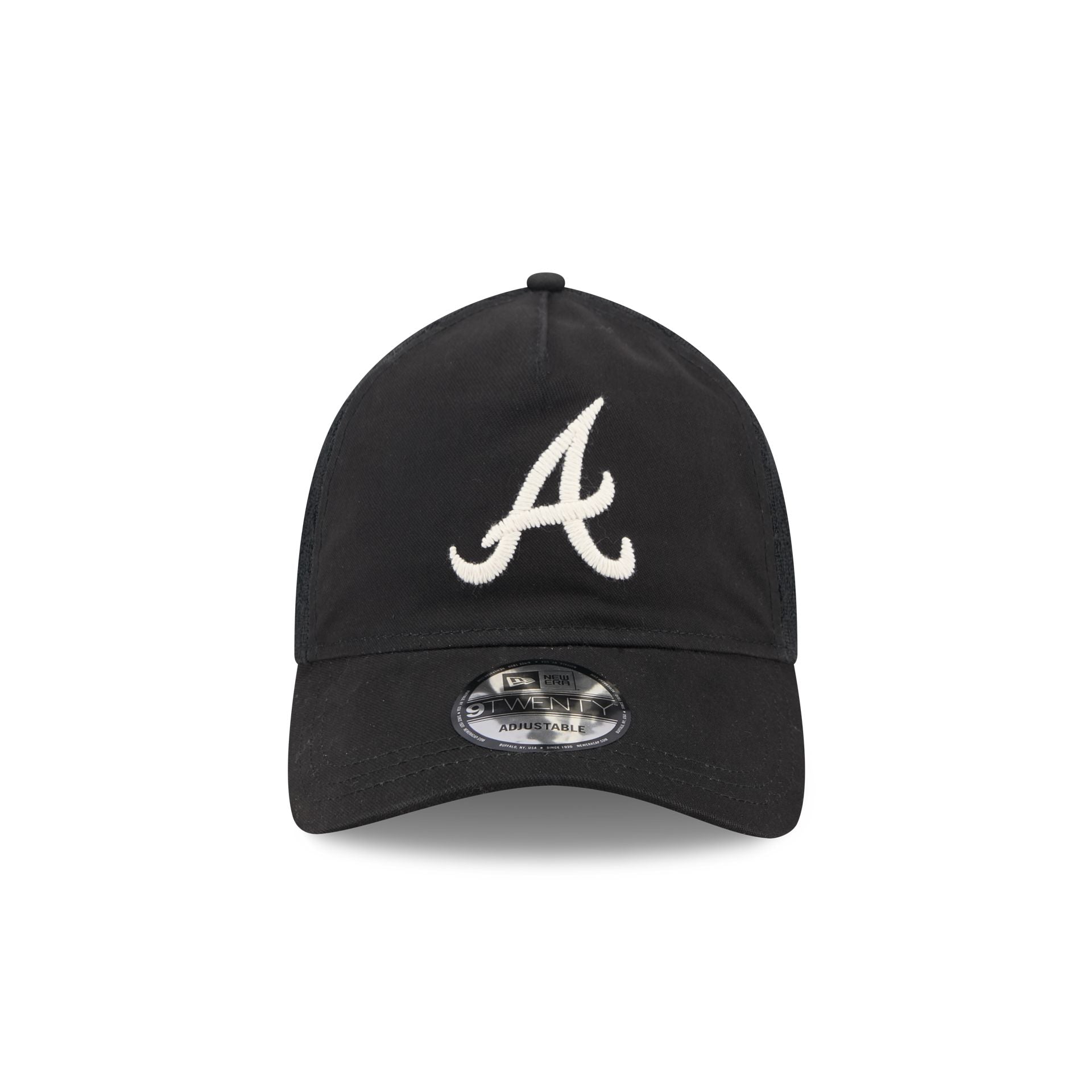 Atlanta Braves Embroidered Mesh 9TWENTY A-Frame Adjustable Hat