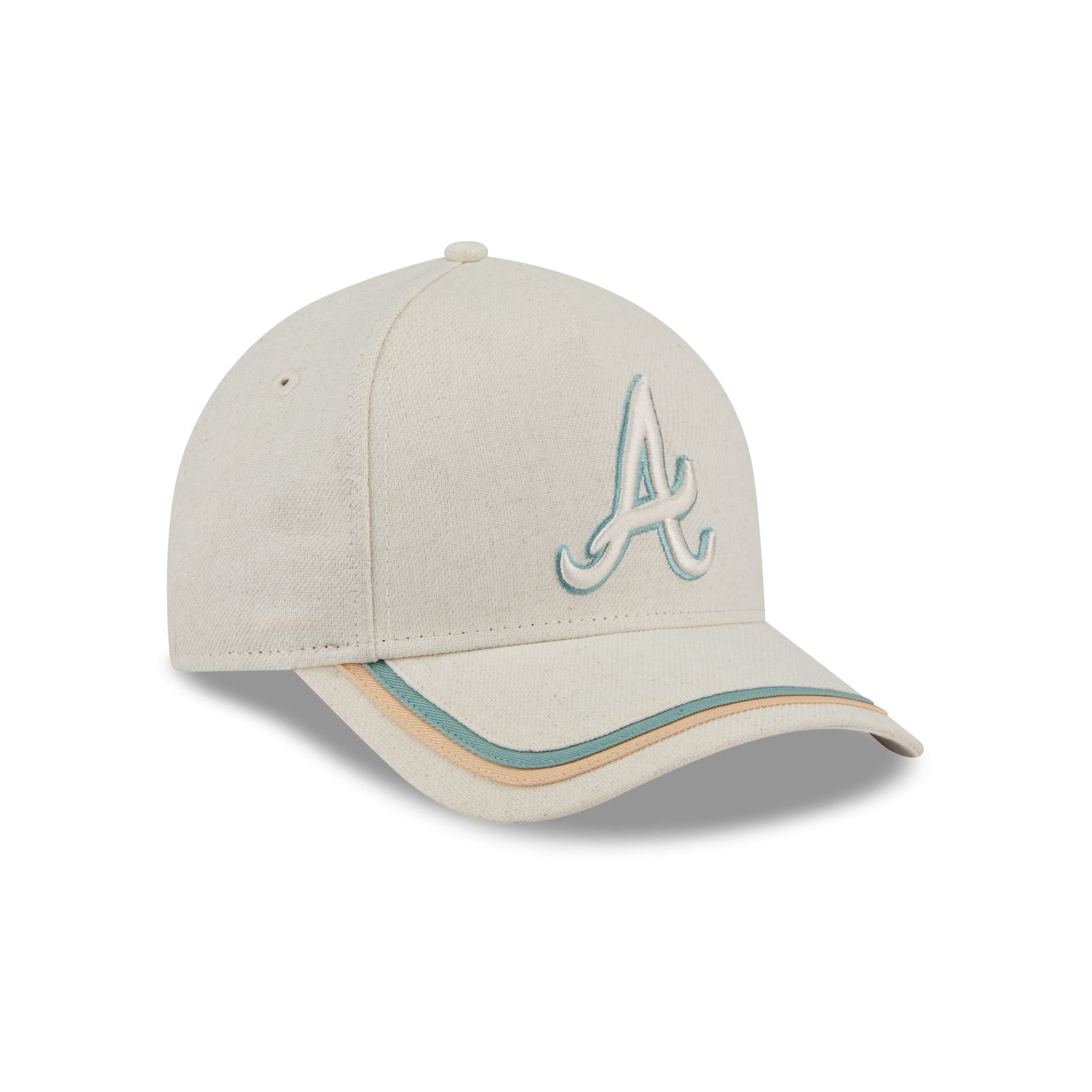 Atlanta Braves Neutral Hemp 9FORTY M-Crown A-Frame Adjustable Hat