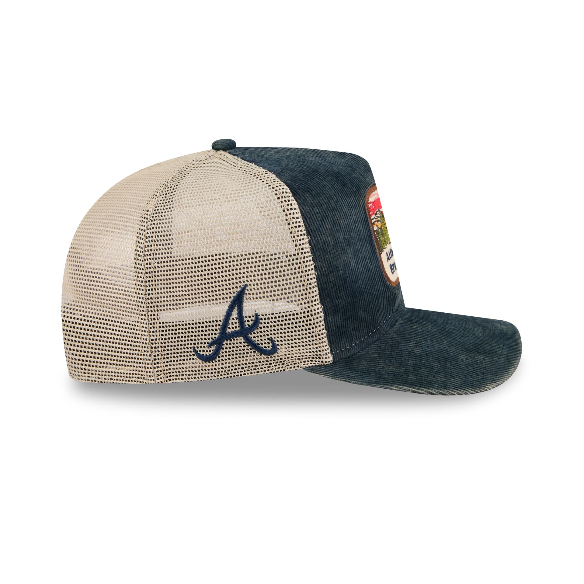 Atlanta Braves Vintage Landscape 9FIFTY A-Frame Trucker Hat