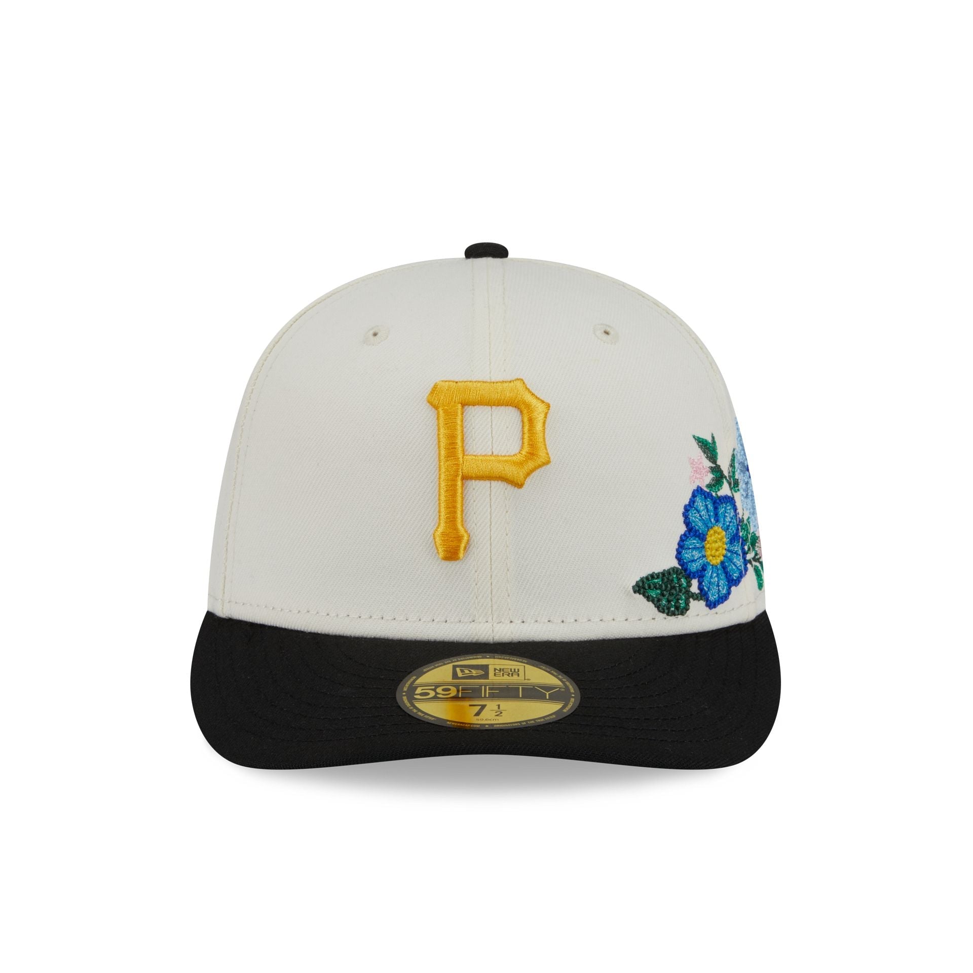 Pittsburgh Pirates Tonal Florals White 59FIFTY Fitted Hat