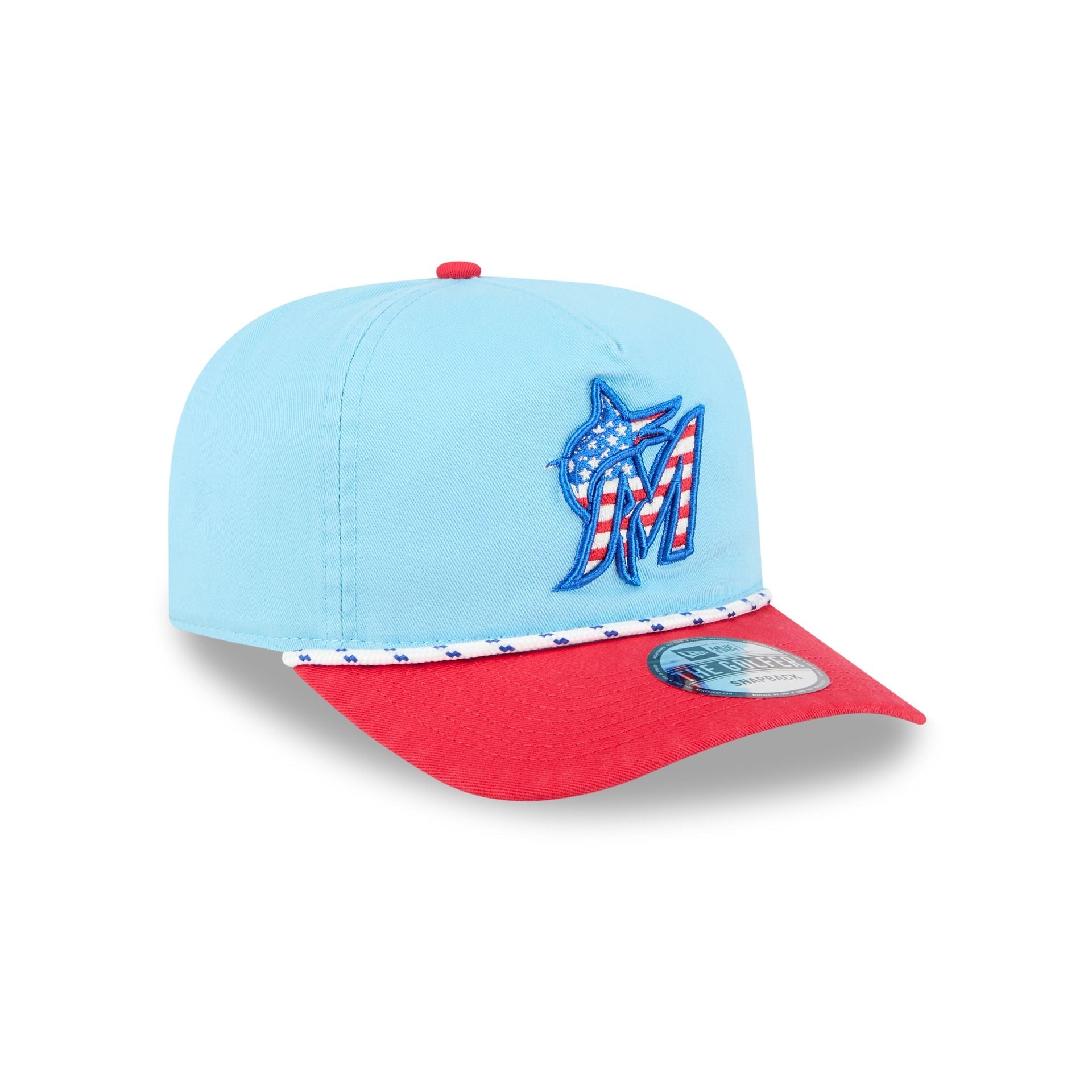 Miami Marlins Independence Day 2025 Golfer Hat