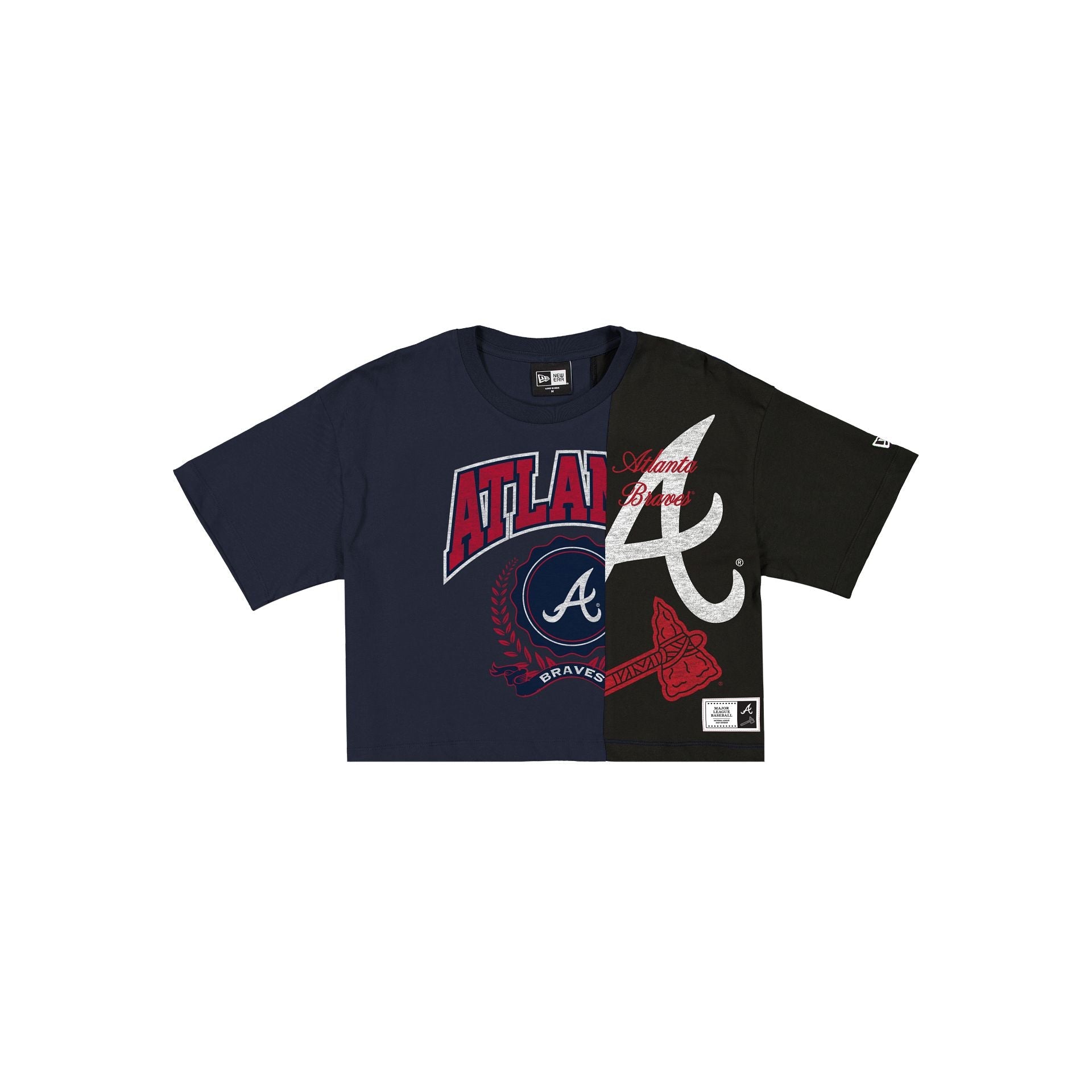 Atlanta Braves Team Split Women's Short-Sleeve T-Shirt