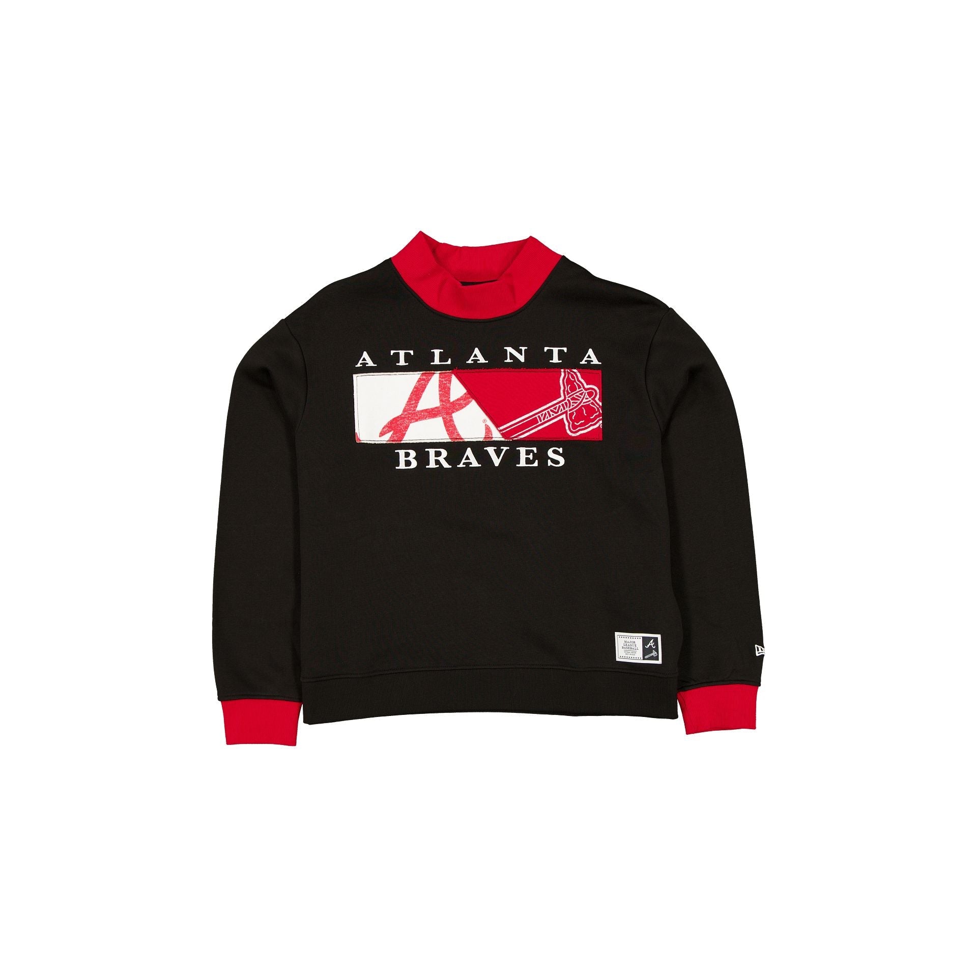 Atlanta Braves Team Split Women's Mockneck