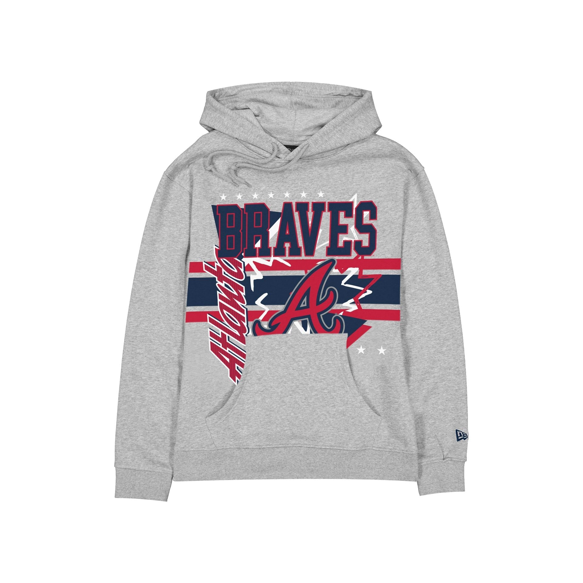 Atlanta Braves Sport Classics Heather Gray Hoodie