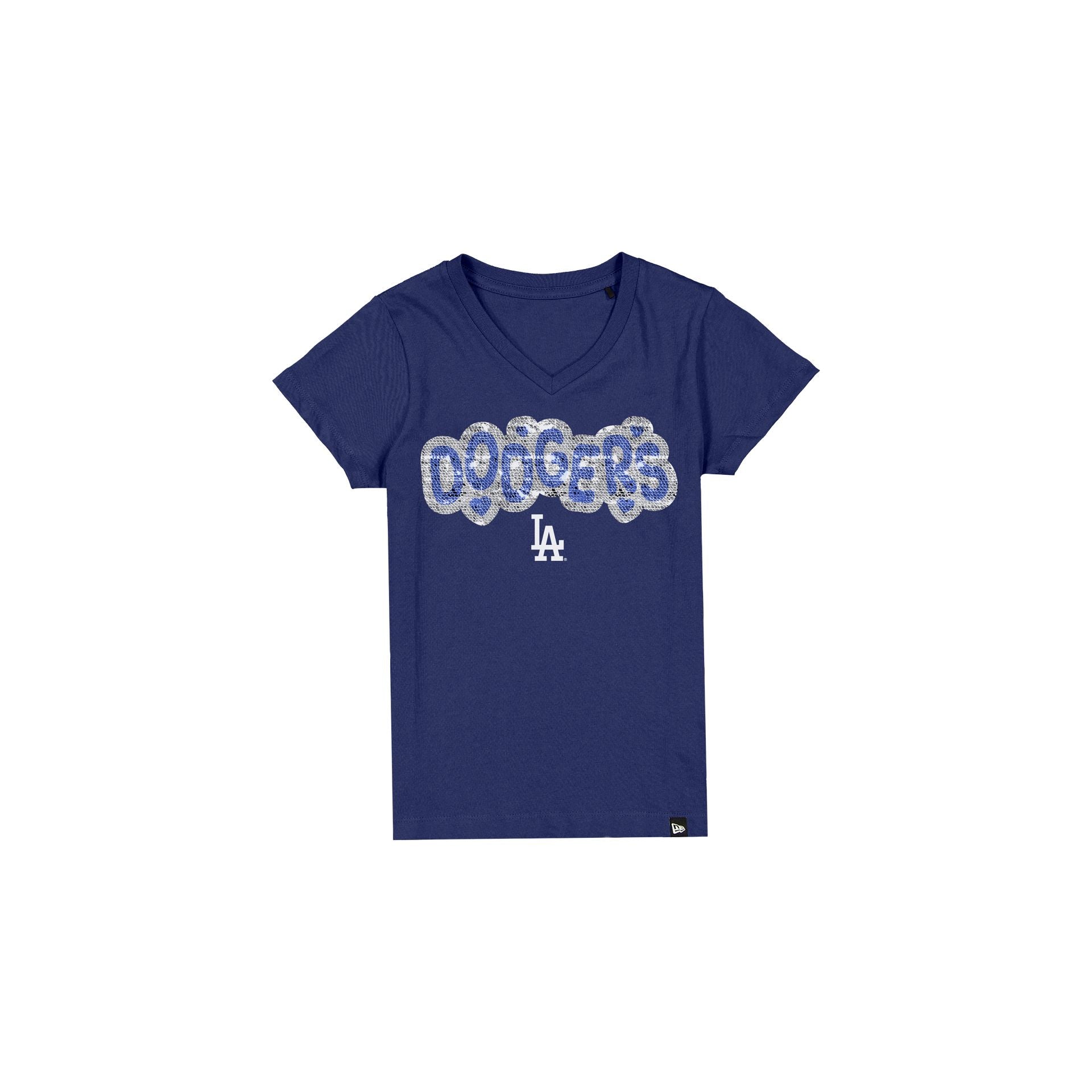 Los Angeles Dodgers Flip Sequin Girls T-Shirt