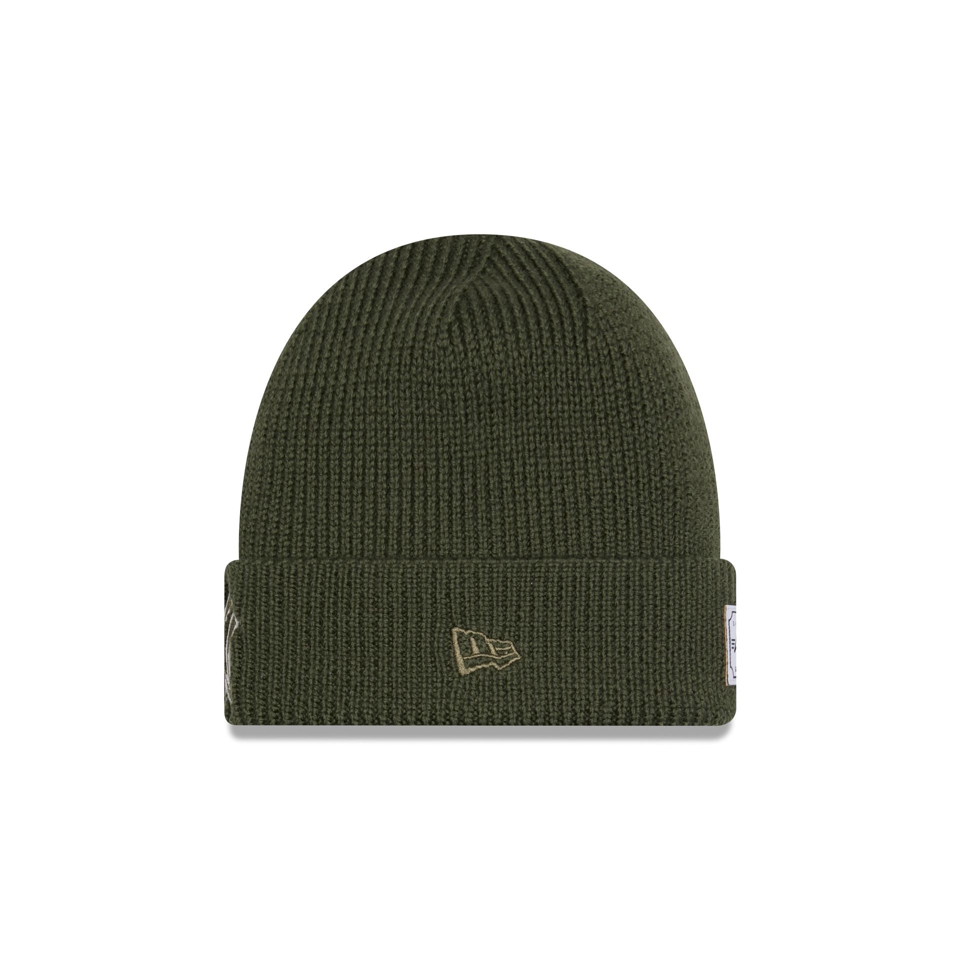 Alpha Industries x New York Yankees Olive Green Cuff Knit Hat