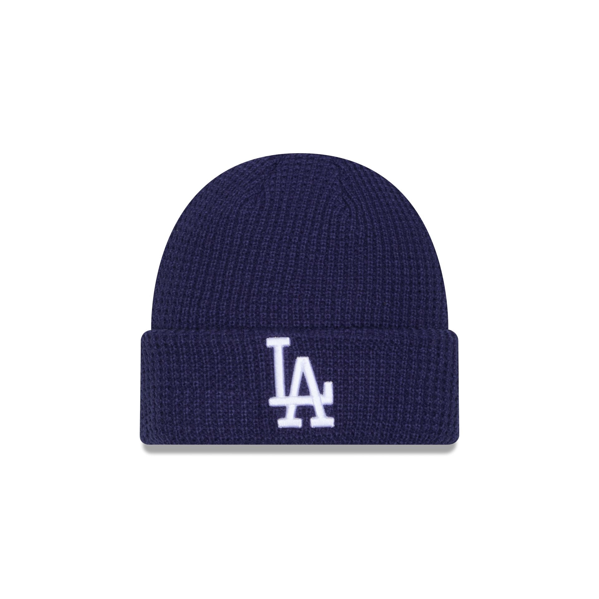 Los Angeles Dodgers Waffle Stitch Knit Beanie Hat