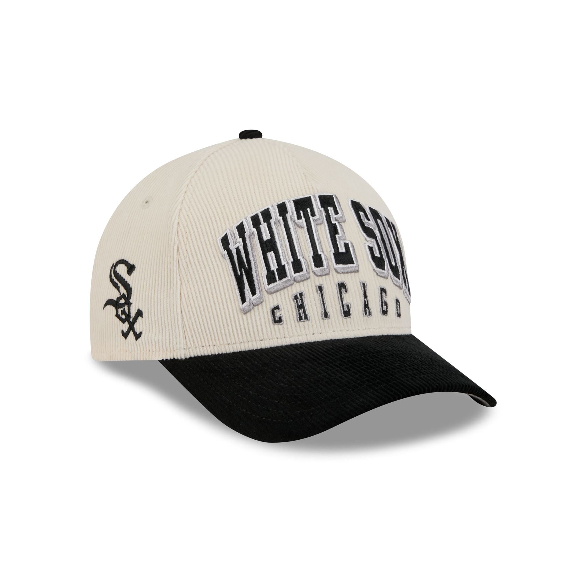 Chicago White Sox Stacked Corduroy 9FORTY M-Crown A-Frame Snapback Hat