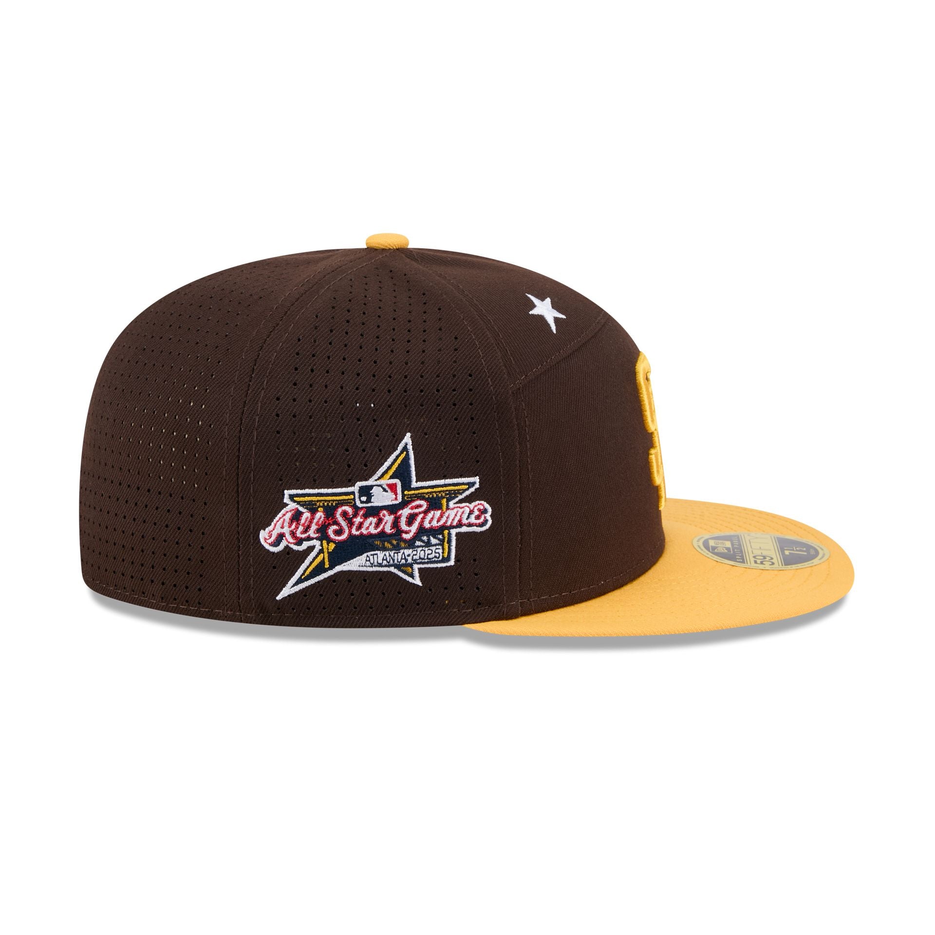 San Diego Padres 2025 All-Star Game Split Panel 59FIFTY Fitted Hat