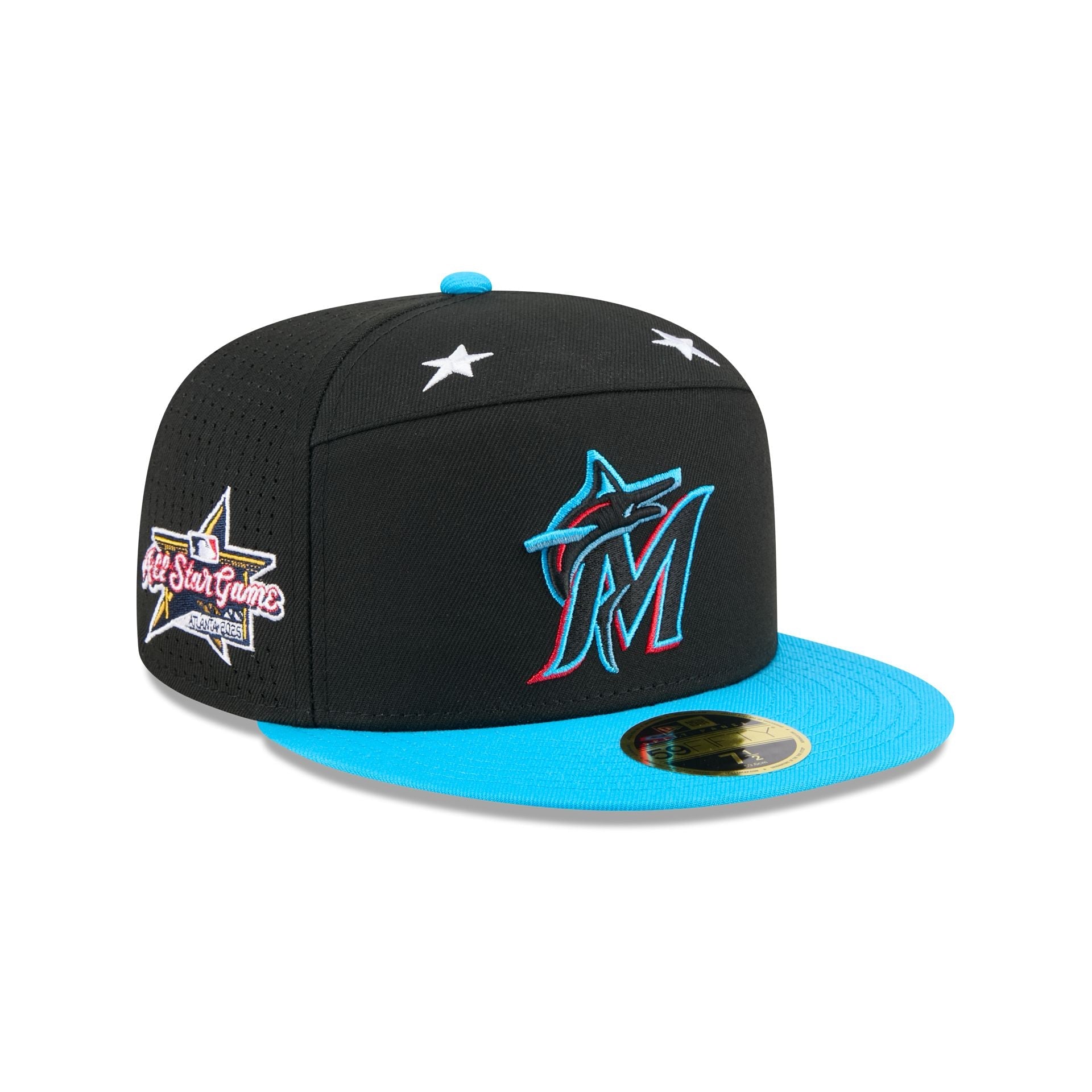 Miami Marlins 2025 All-Star Game Split Panel 59FIFTY Fitted Hat