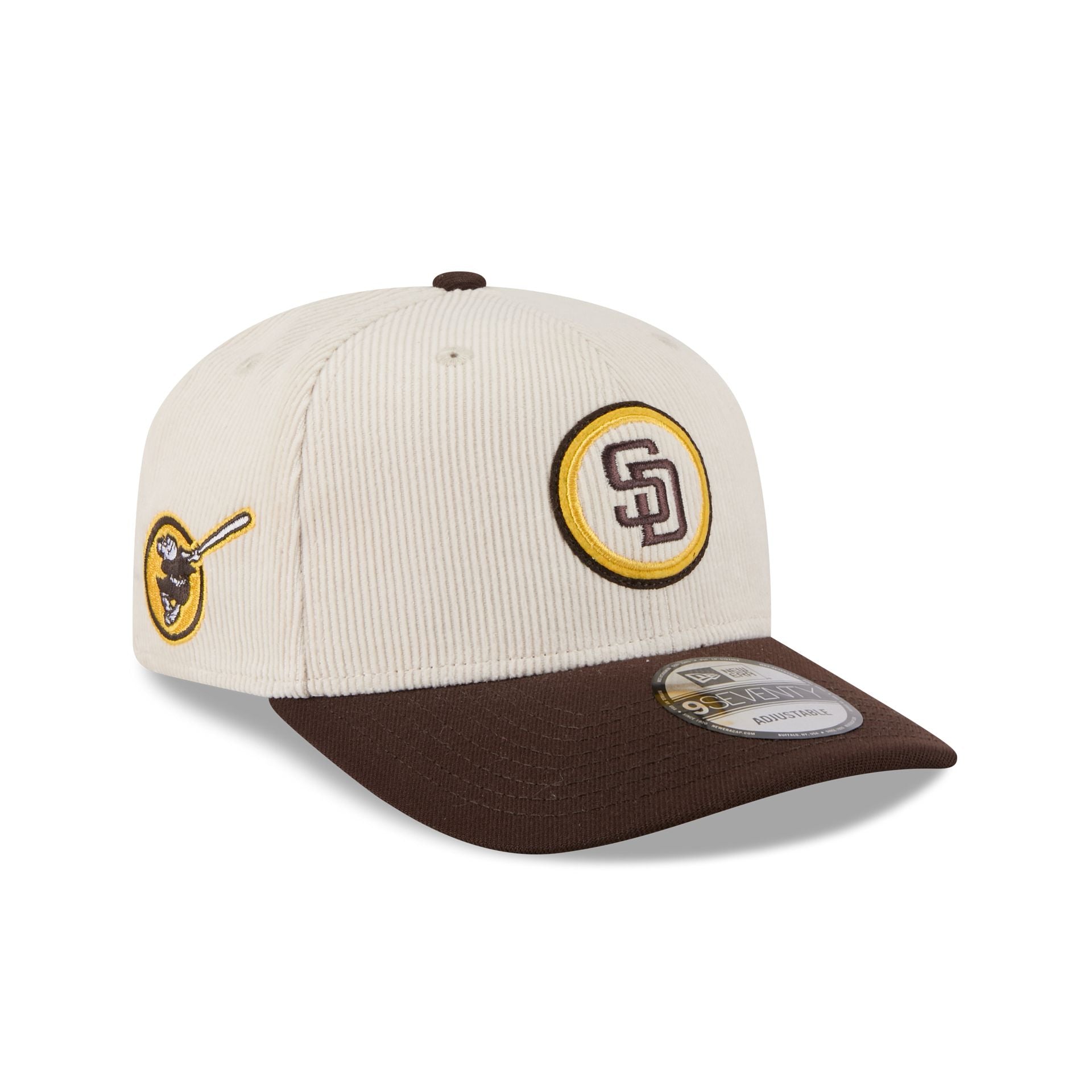 San Diego Padres Loyal Corduroy 9SEVENTY Stretch-Snap Hat