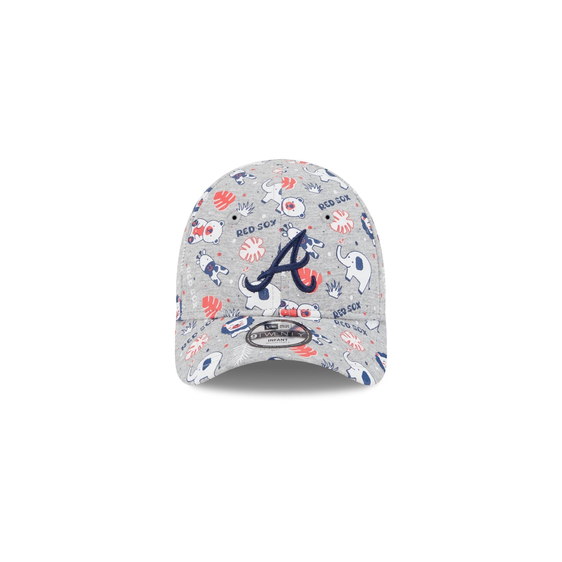 Atlanta Braves Kids Animal 9TWENTY Adjustable Hat