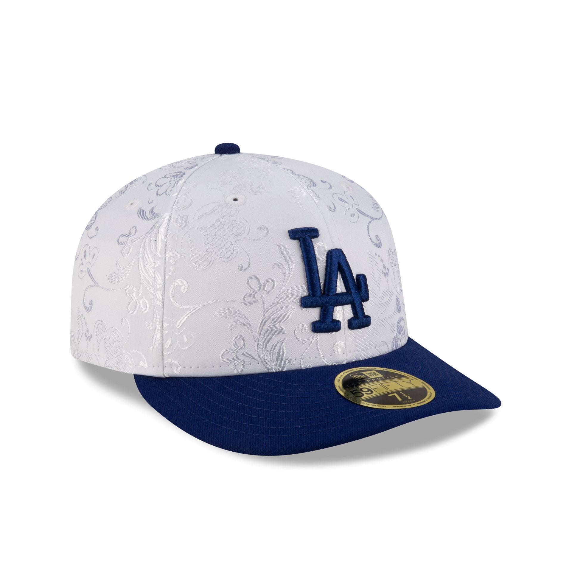 Los Angeles Dodgers Floral Shine Low Profile 59FIFTY Fitted Hat