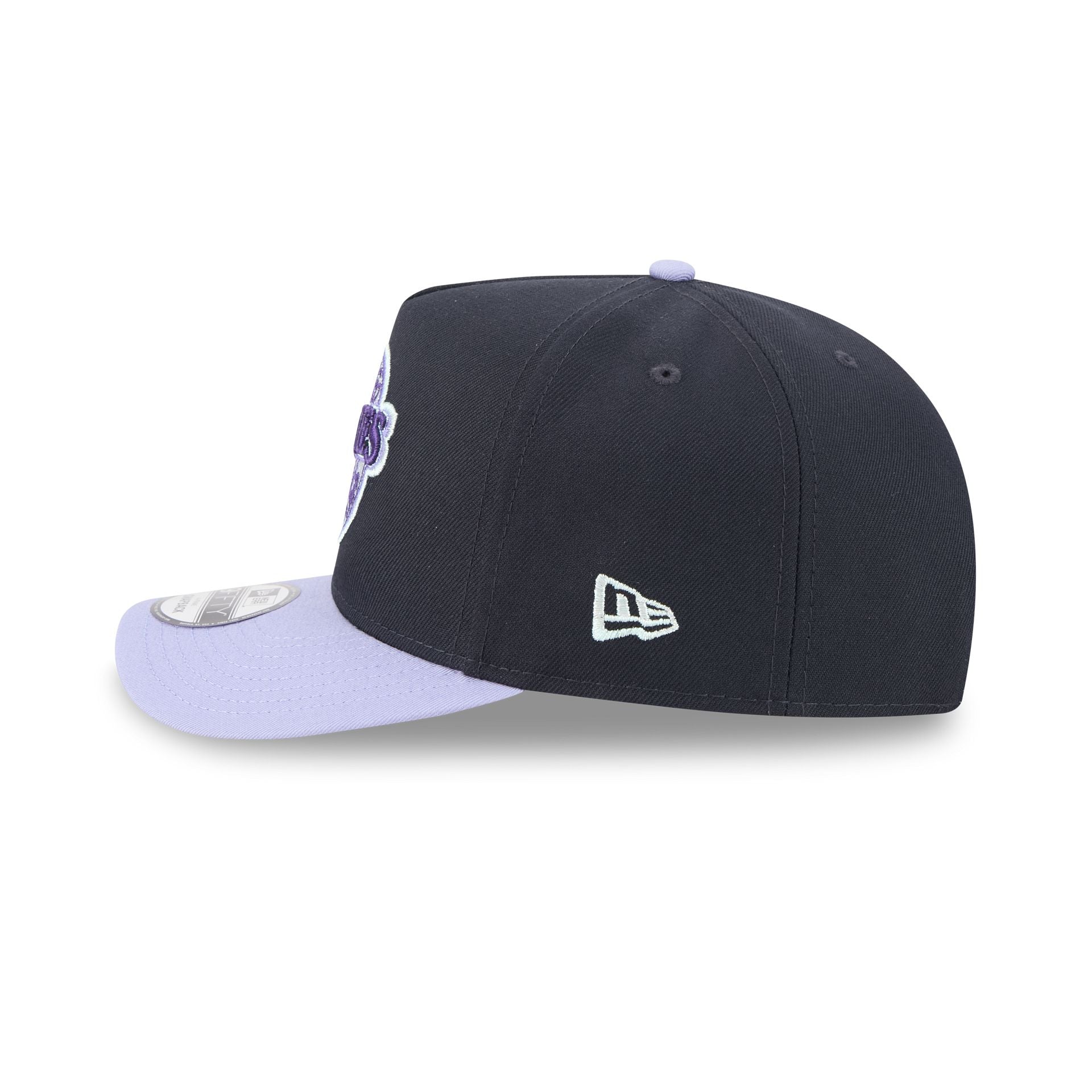 San Diego Padres Navy Lavender 9FIFTY A-Frame Snapback Hat