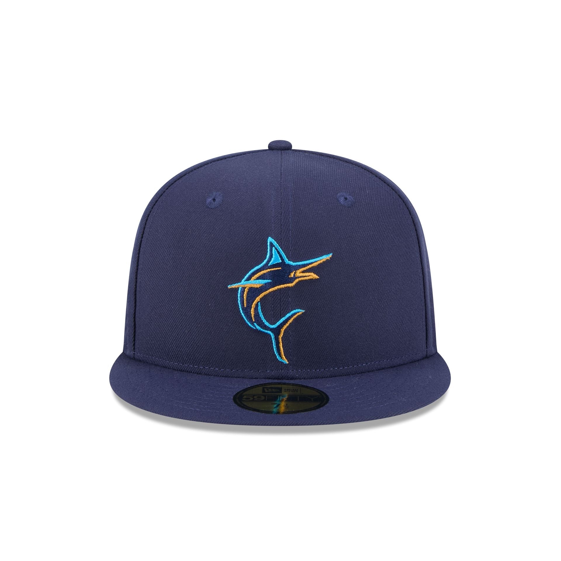 Miami Marlins Blue Tartan 59FIFTY Fitted Hat
