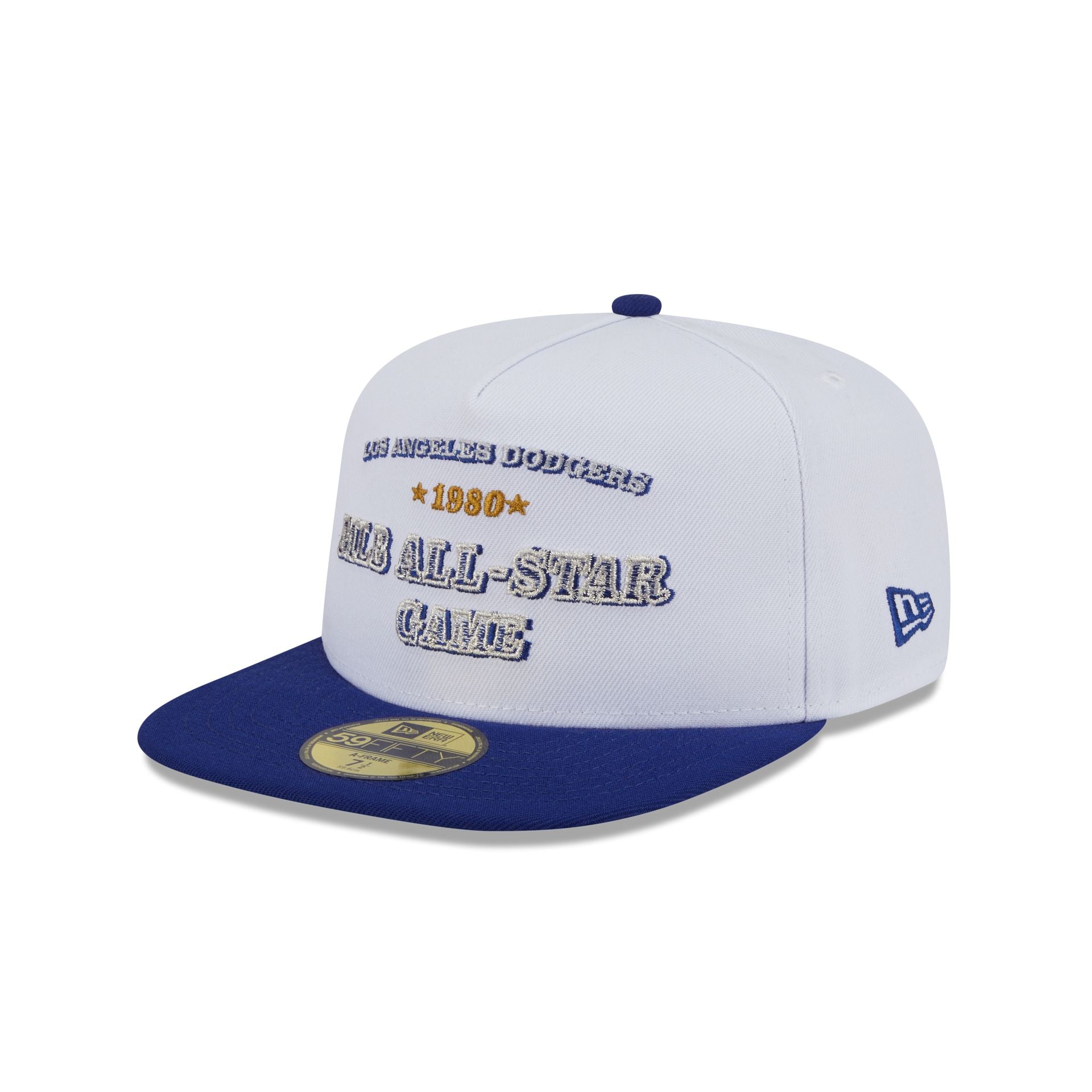 Los Angeles Dodgers Summer Derby White 59FIFTY A-Frame Fitted Hat