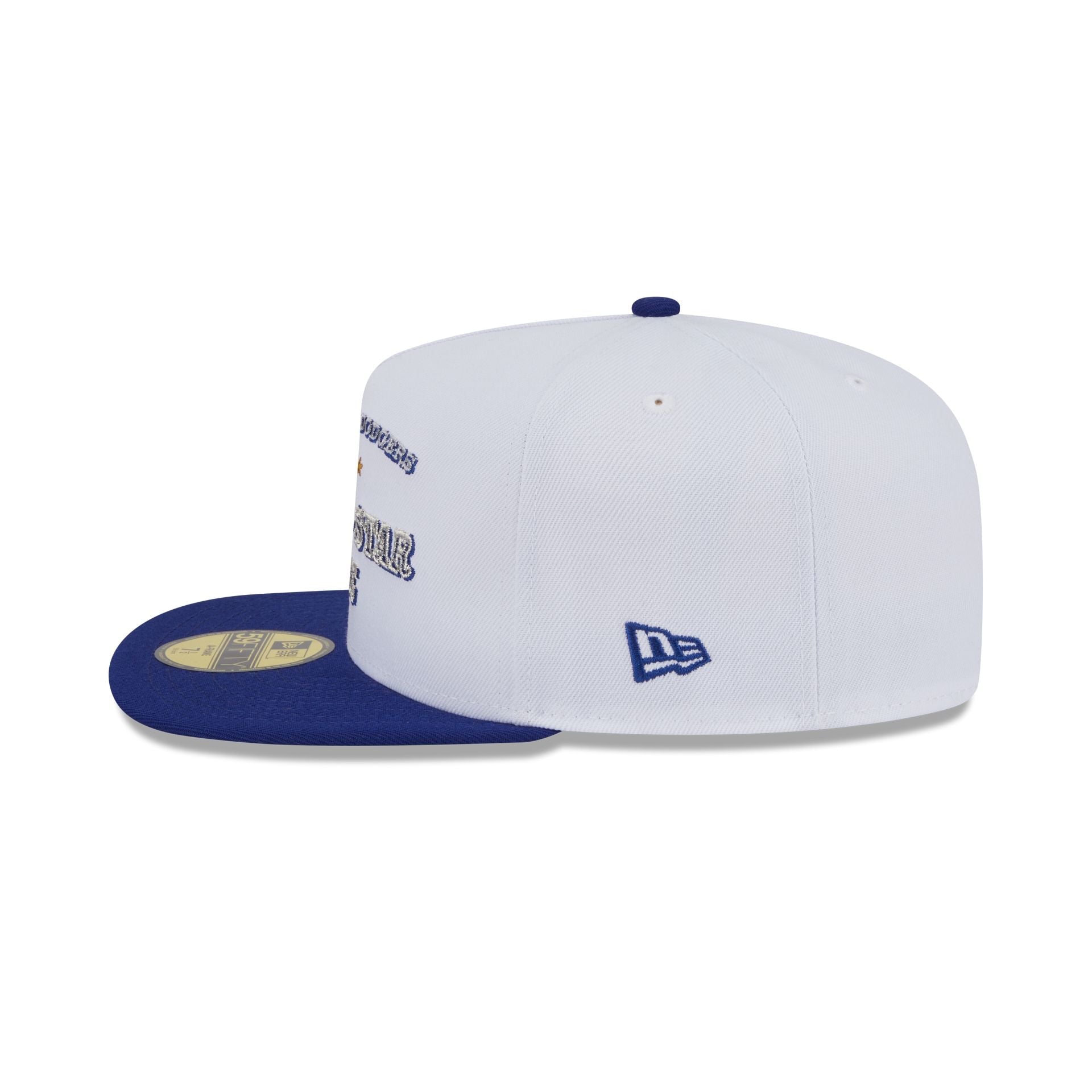 Los Angeles Dodgers Summer Derby White 59FIFTY A-Frame Fitted Hat
