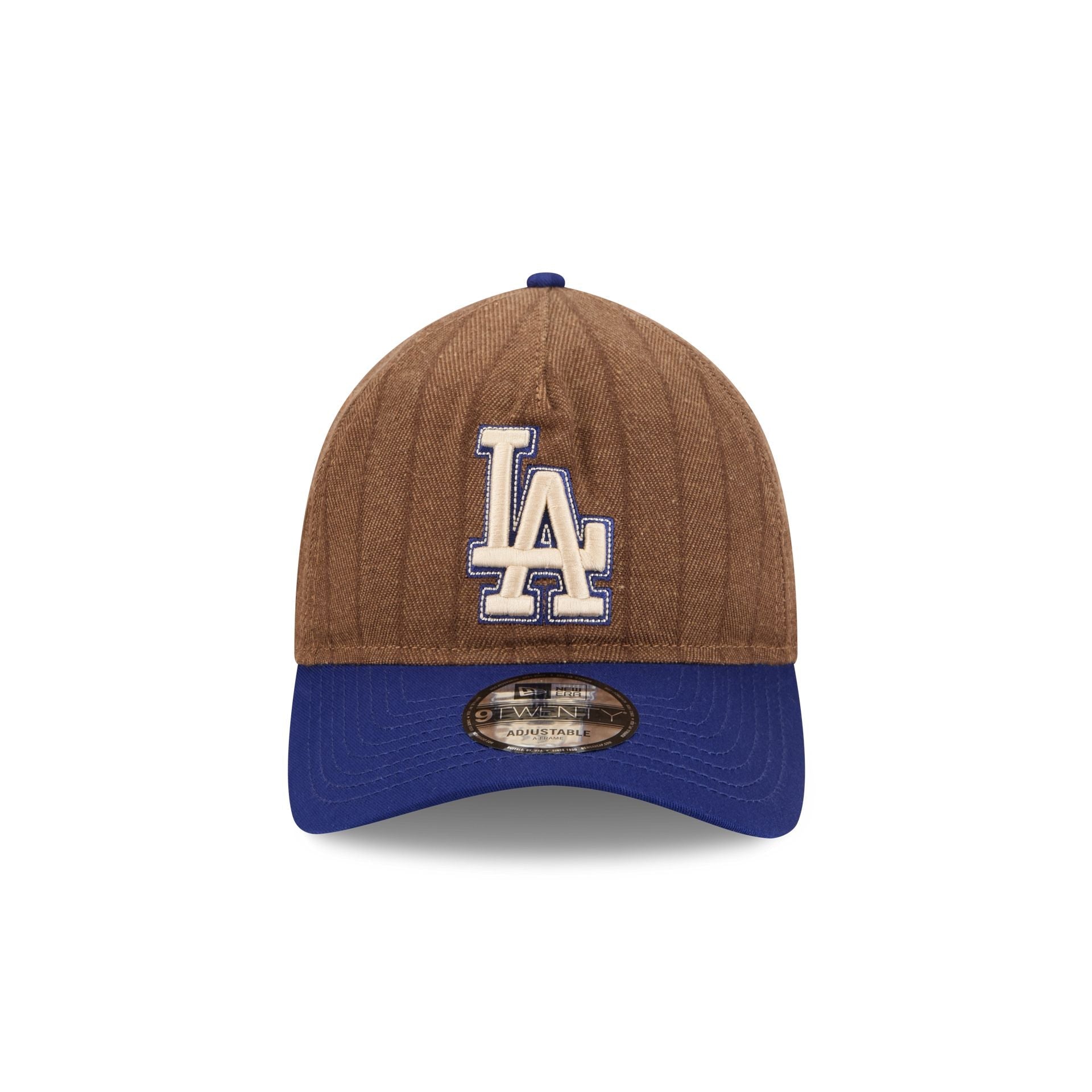 Los Angeles Dodgers Three Looms Wool Pinstripe 9TWENTY A-Frame Adjustable Hat