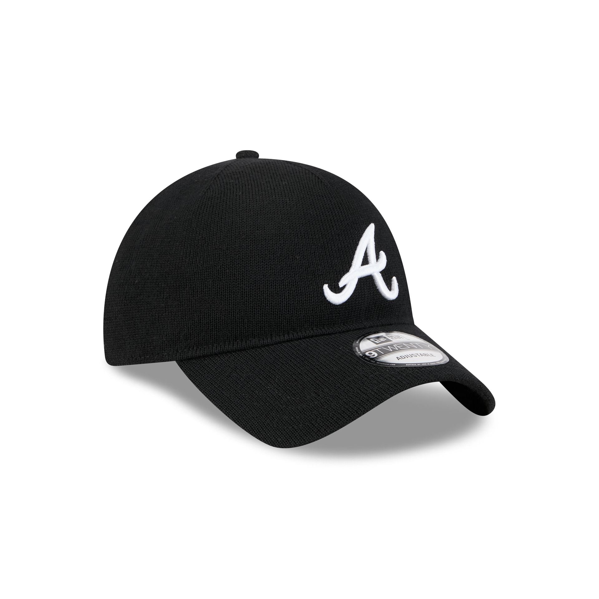 Atlanta Braves Merino Wool Black 9TWENTY Adjustable Hat