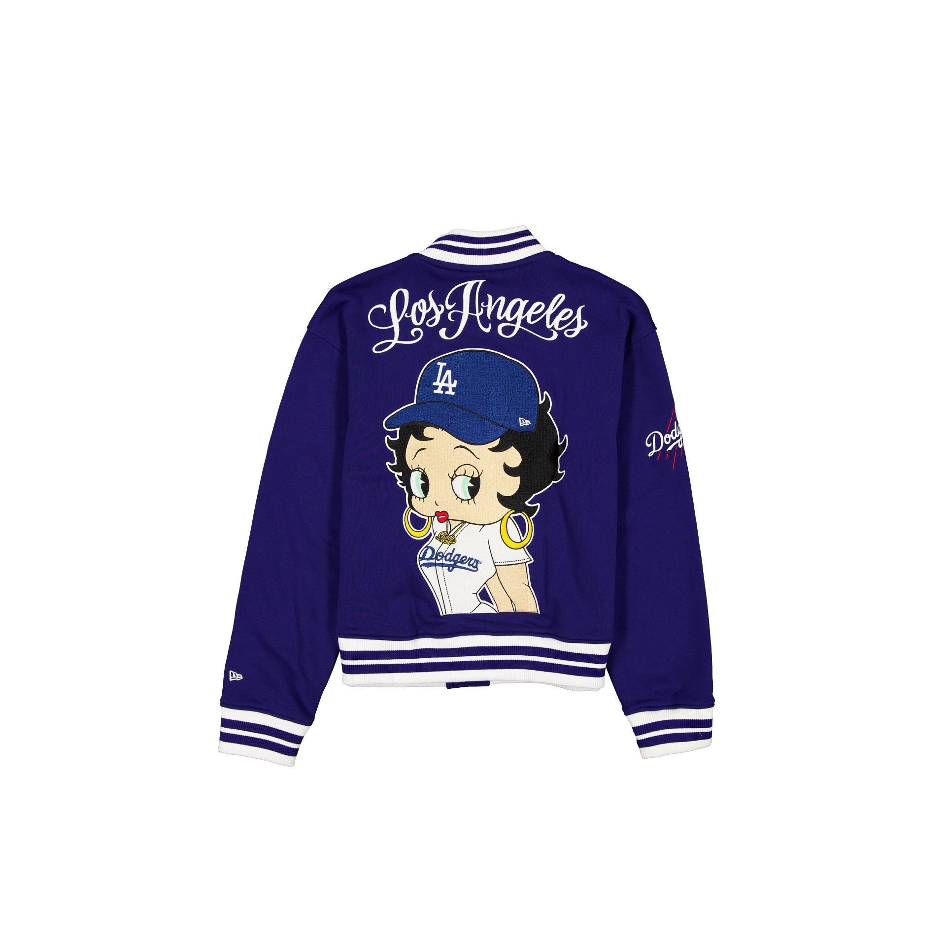Bella Doña x Betty Boop x Los Angeles Dodgers Women's Fleece Jacket