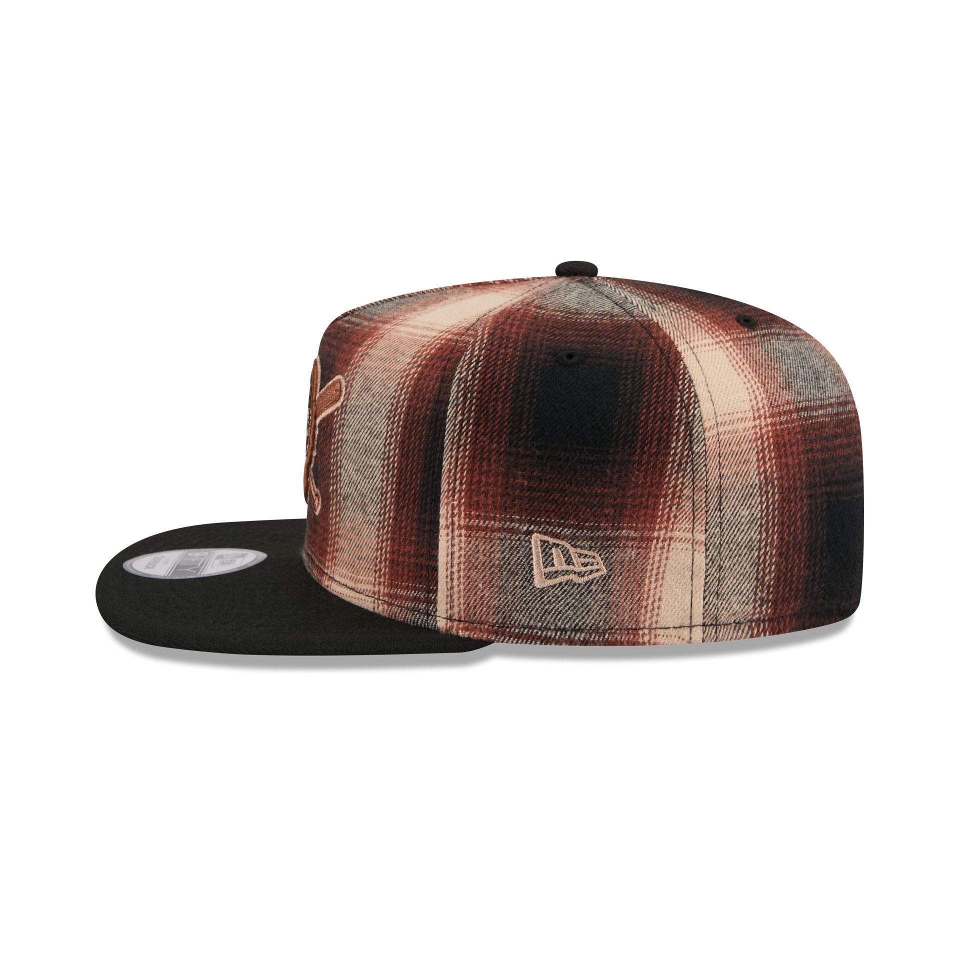 Pittsburgh Pirates Grunge Plaid 9FIFTY A-Frame Adjustable Hat