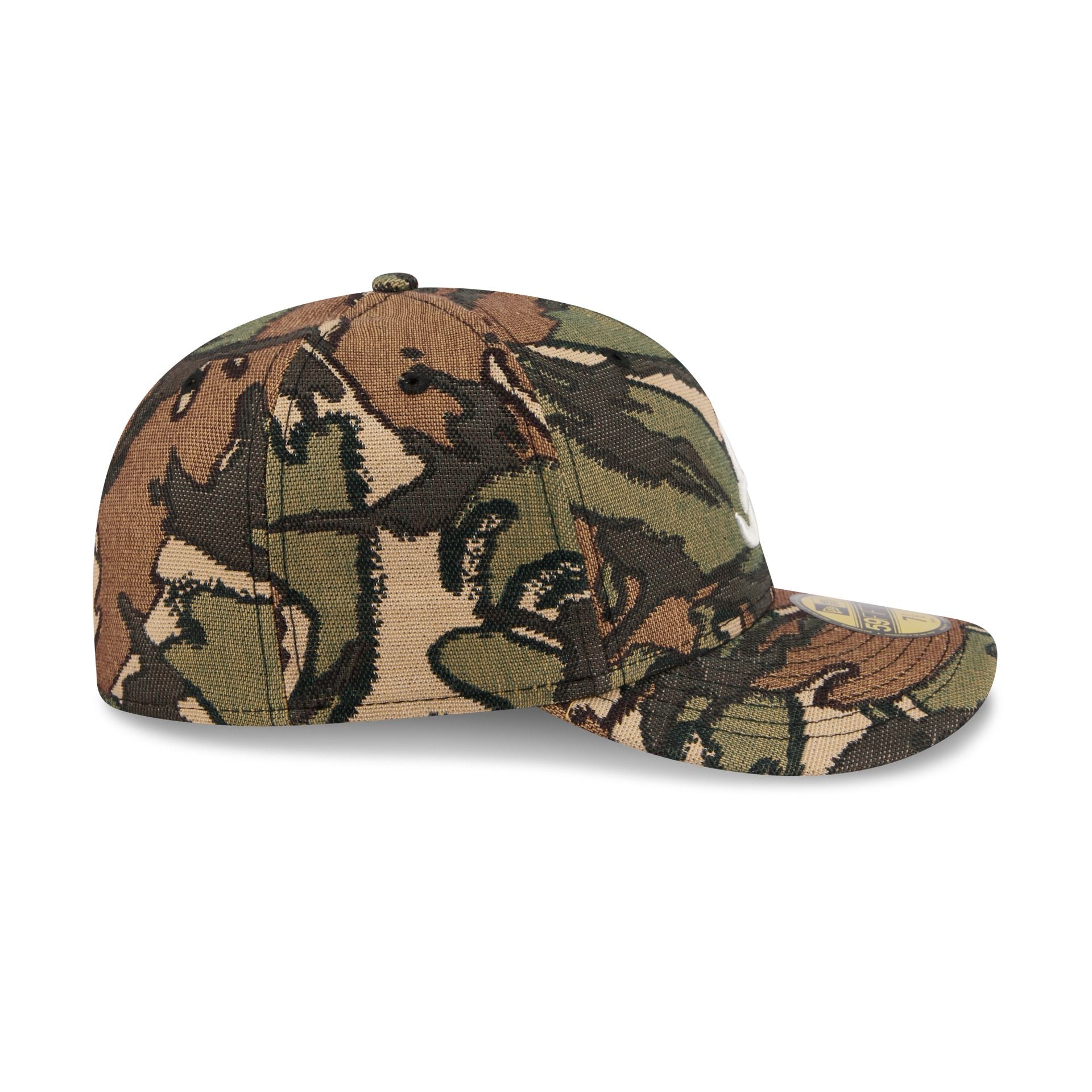 Atlanta Braves Three Looms Jacquard Camo 59FIFTY Fitted Hat